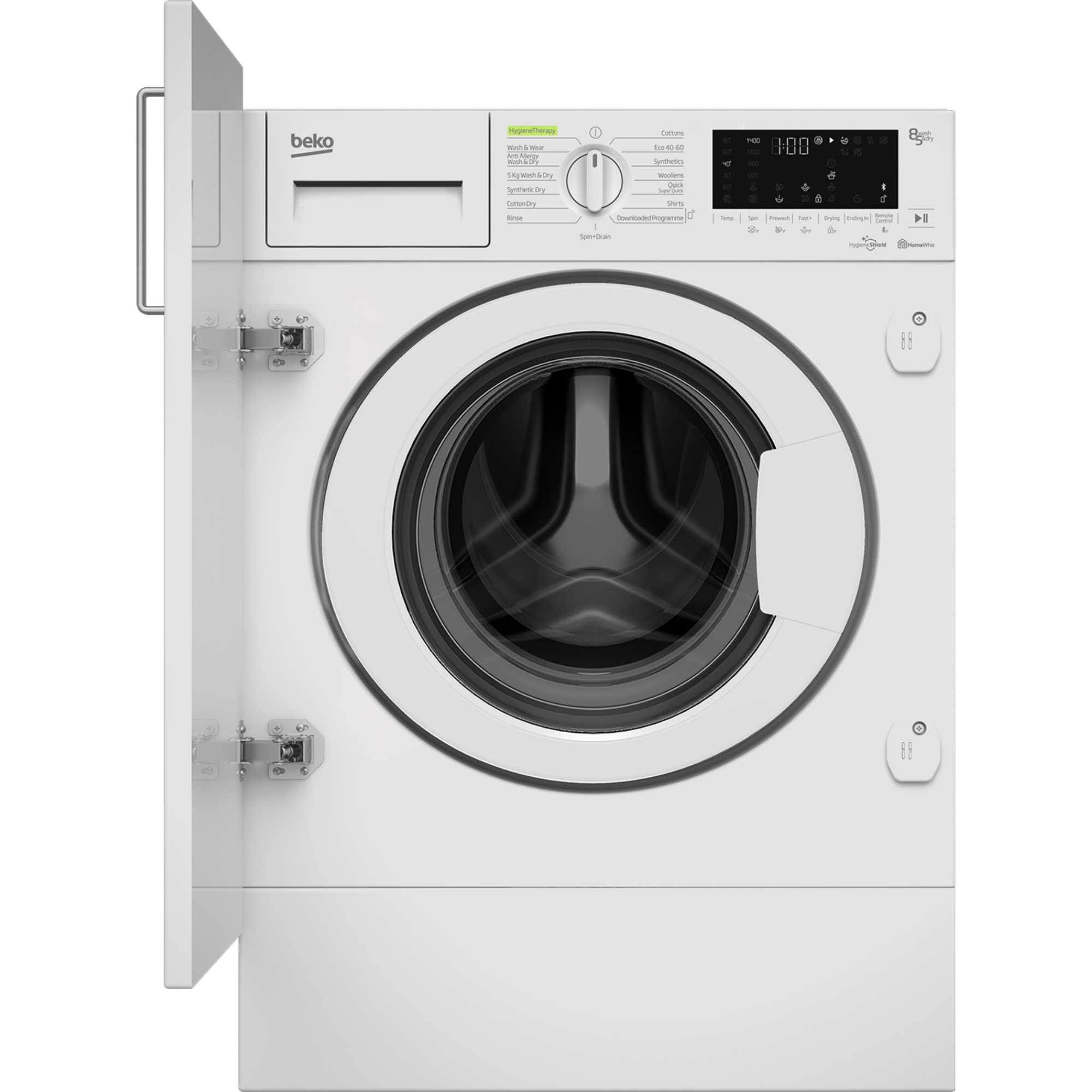 WDIK854421F 8kg Wash 5kg Dry 1400rpm Built-In Washer Dryer