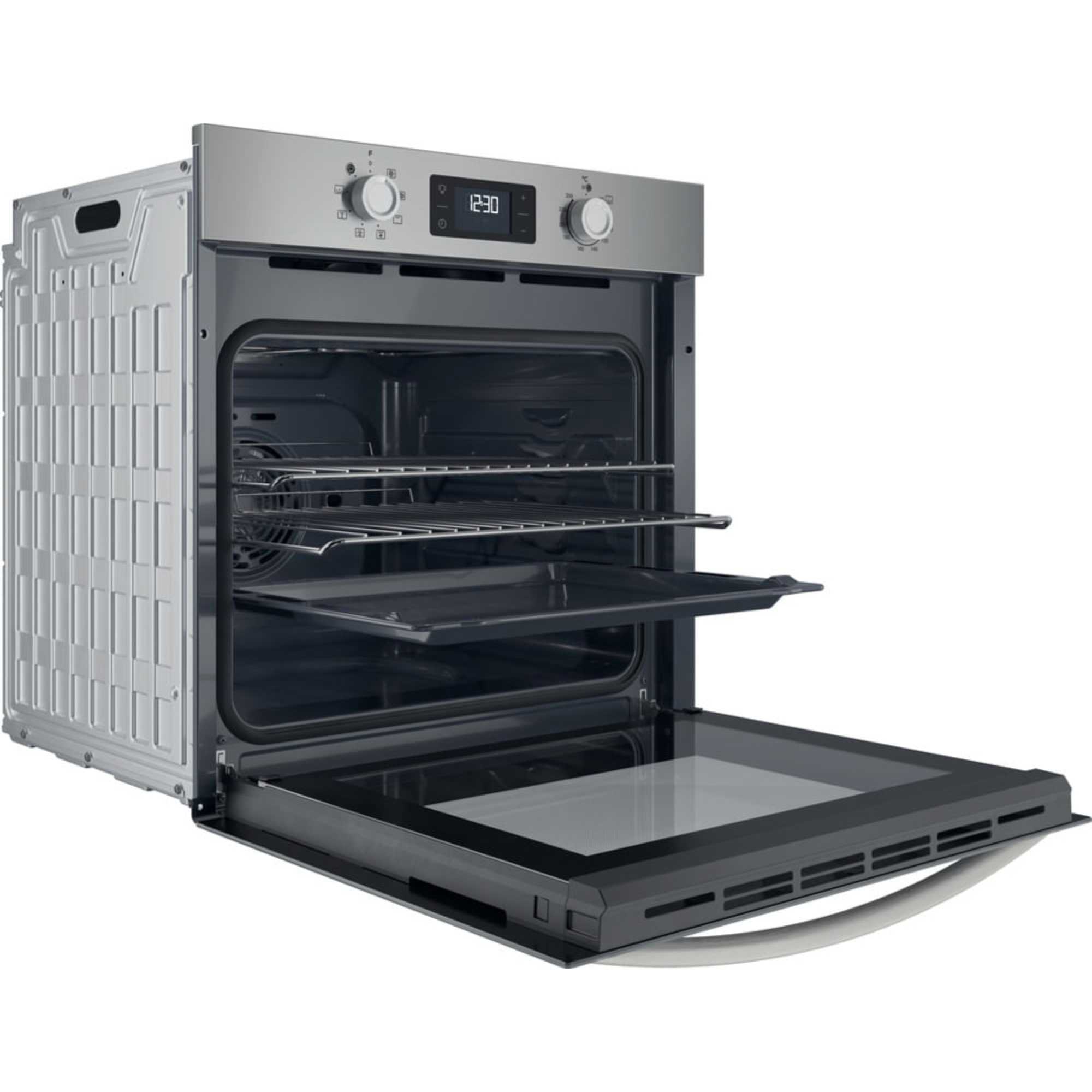 IO 253 X UK Turn&Go Single Fan Oven - Stainless Steel