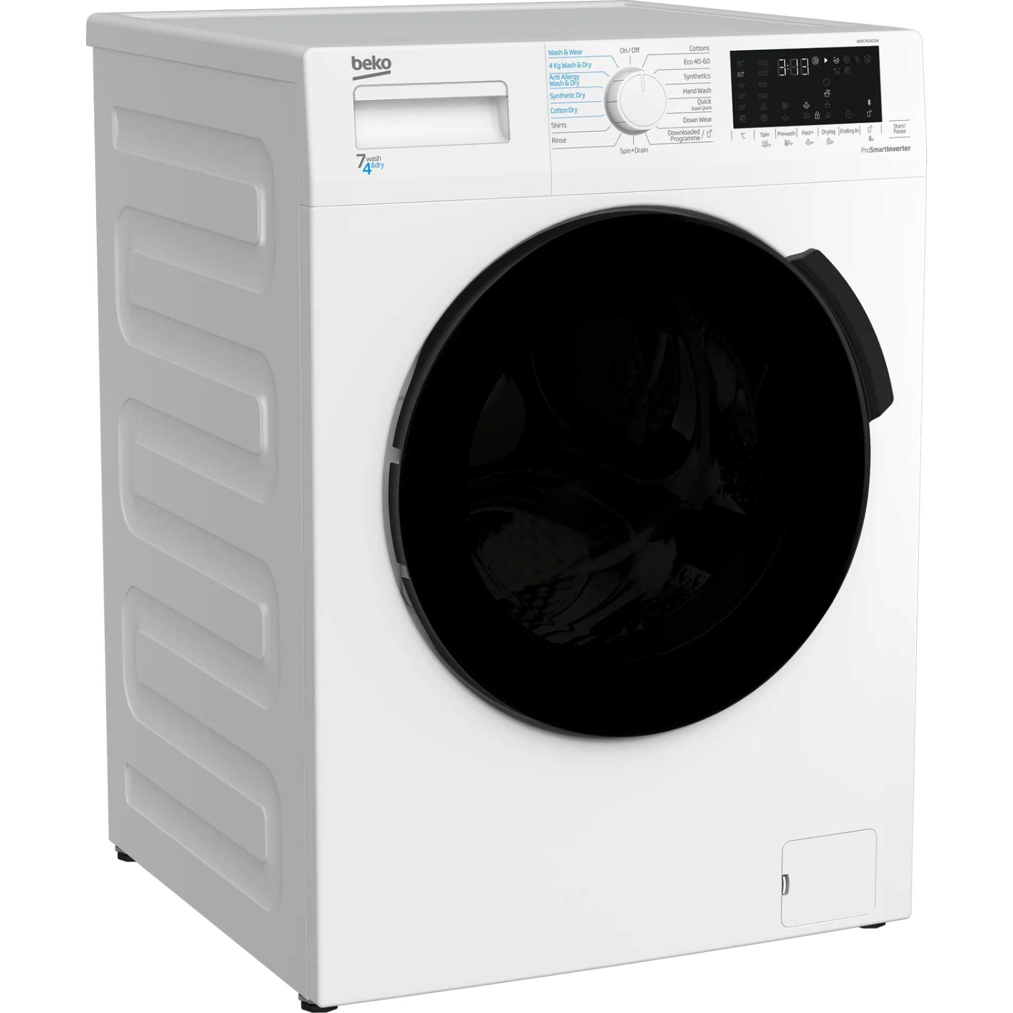 WDK742421W 7kg + 4kg 1200rpm Washer Dryer with Sensor Cycles - White