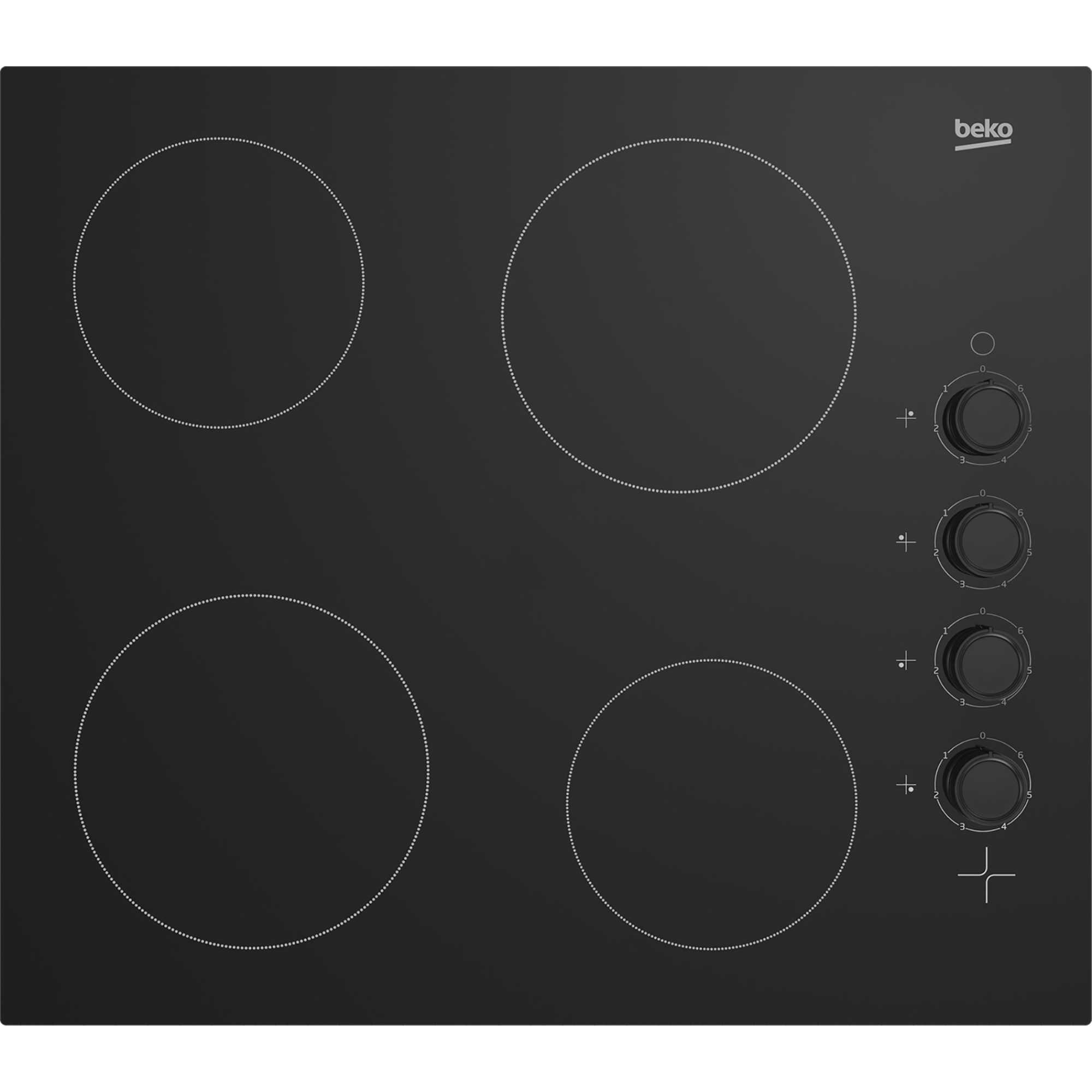 HIC64102 4 Burner 60cm Electric Ceramic Hob