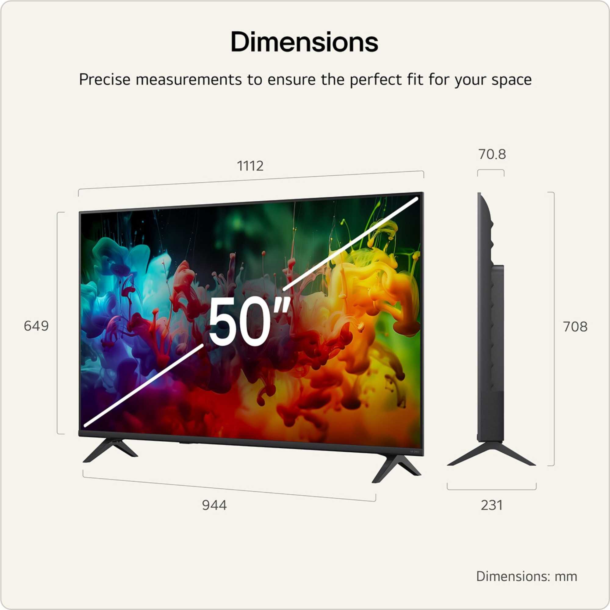 QNED71 50" 4K QNED Mini LED Smart TV - 50QNED71B6B