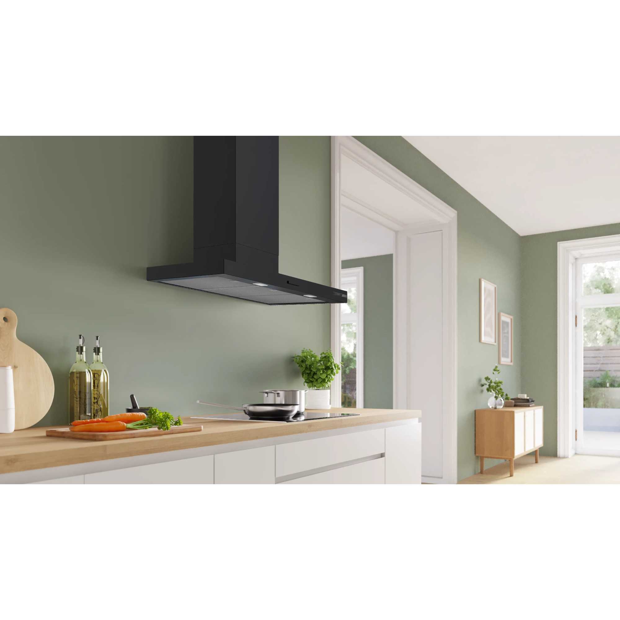 DWB95CC60B 900mm Series 4 Chimney Cooker Hood - Black