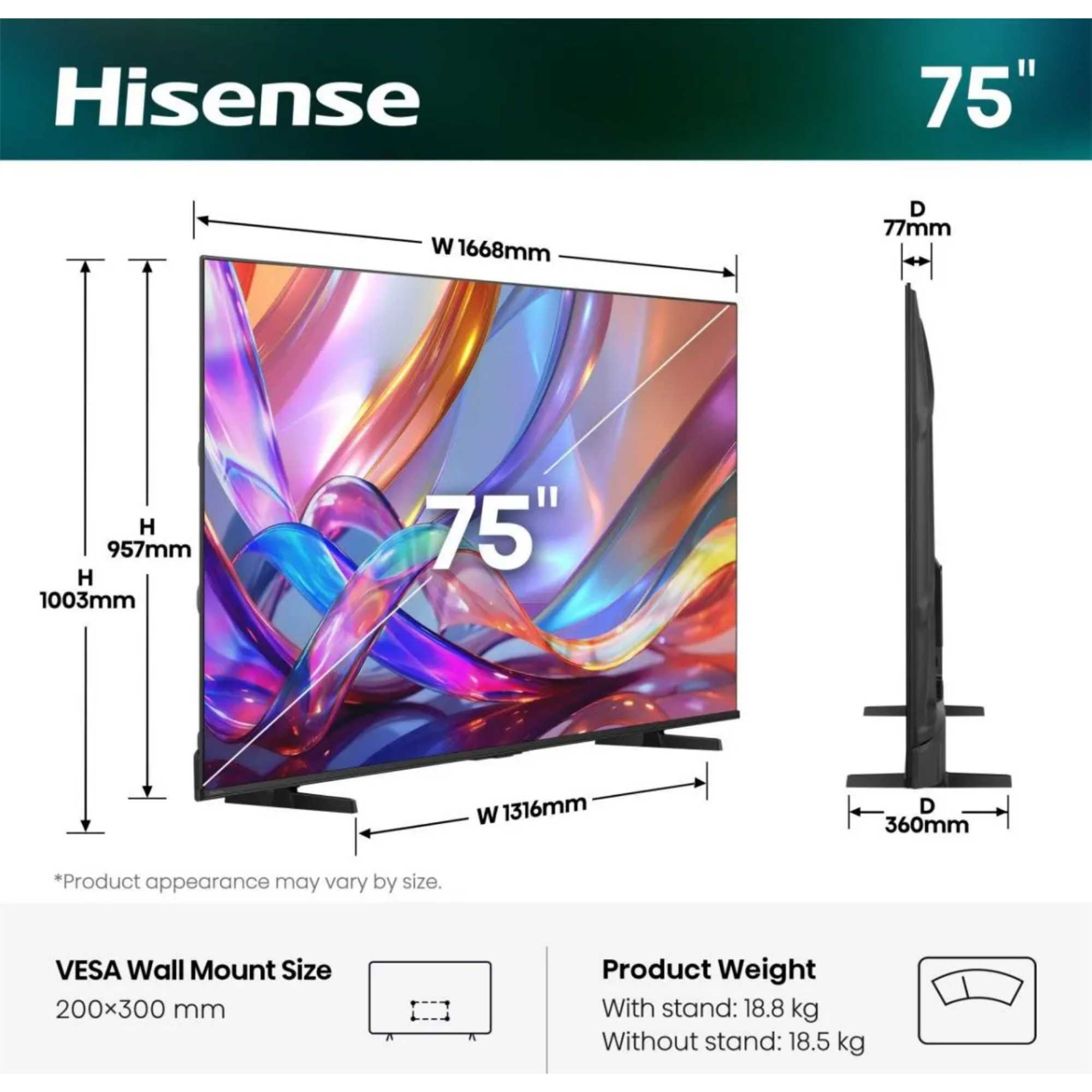 Q7S 75" HI-QLED Smart TV - 75Q7STUK