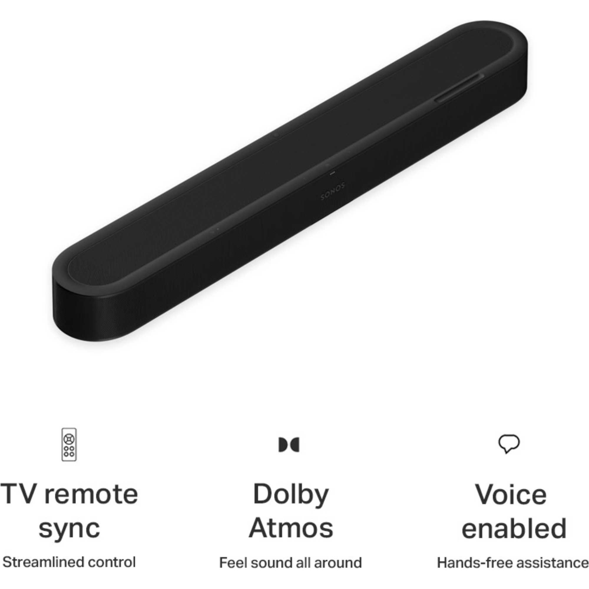 Beam Ultra True Dolby Atmos Soundbar - Black