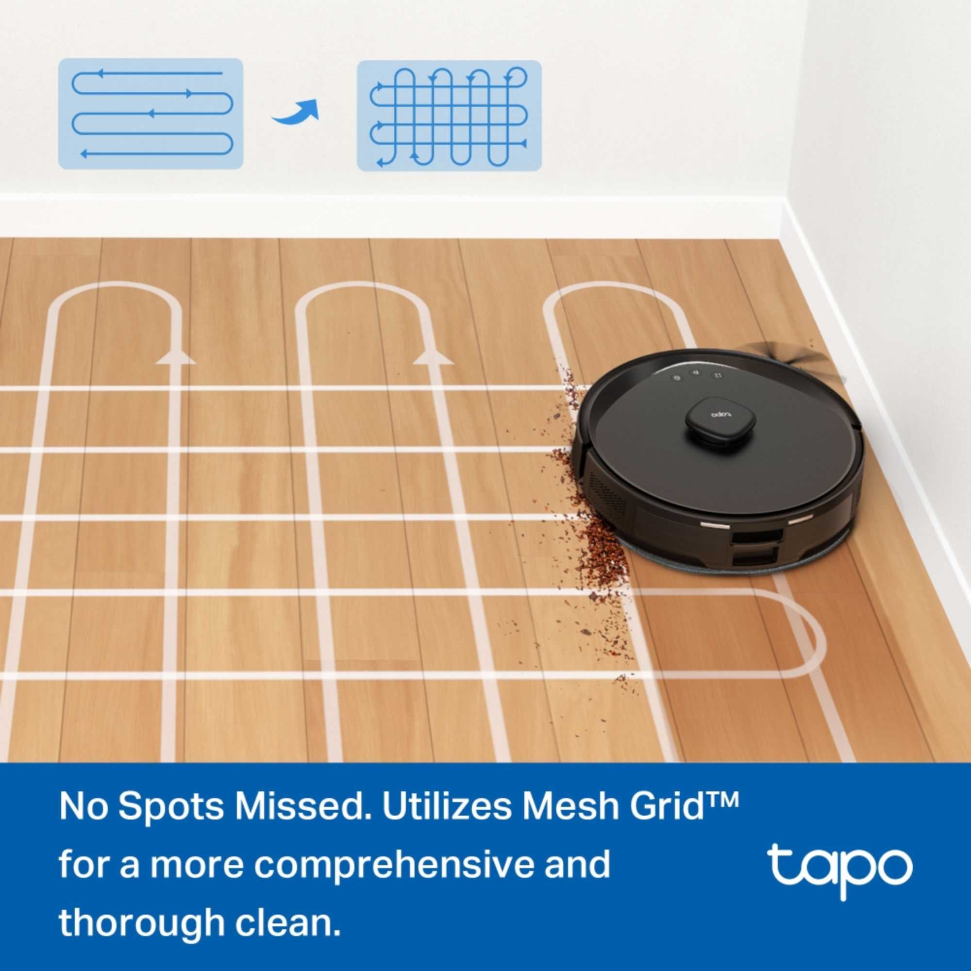 Tapo RV30MAXPLUS 5300Pa Hyper Suction Robot Vacuum