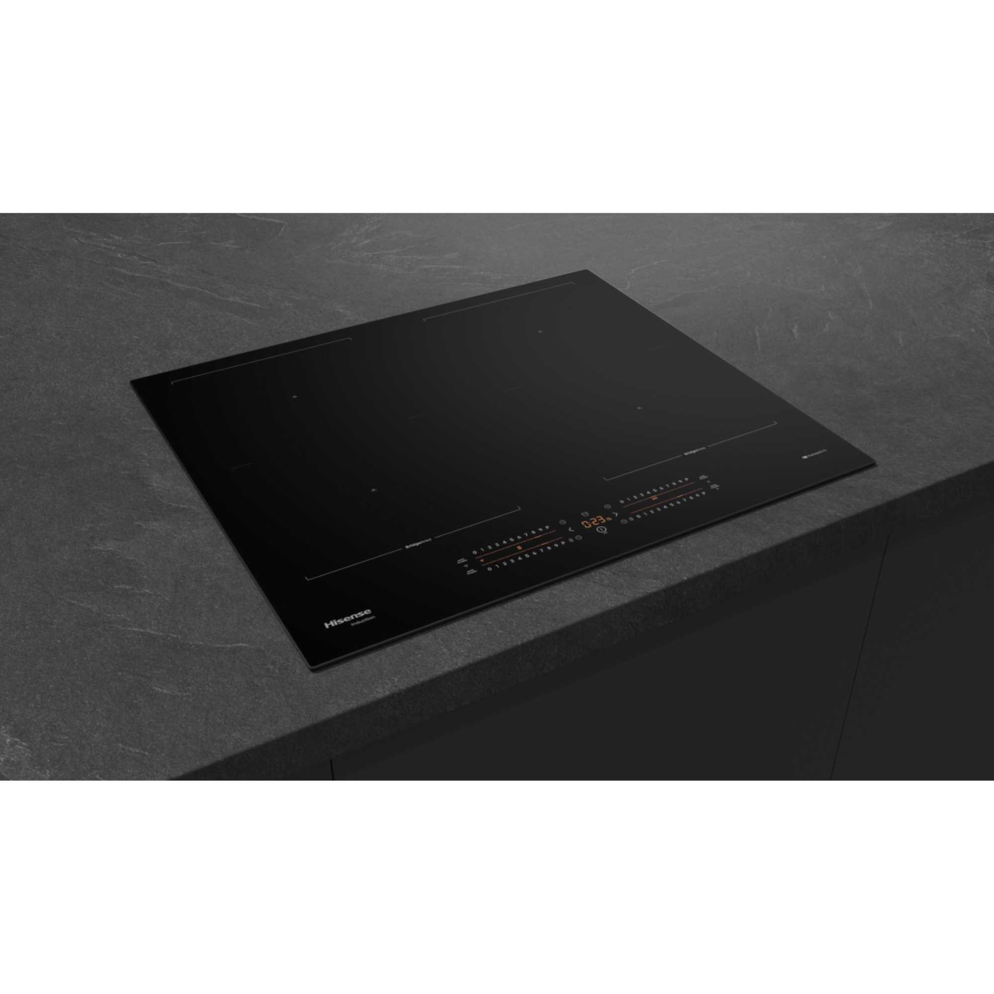HI6442BSCWF Hi6 60cm 4 Zone Induction Hob - Black