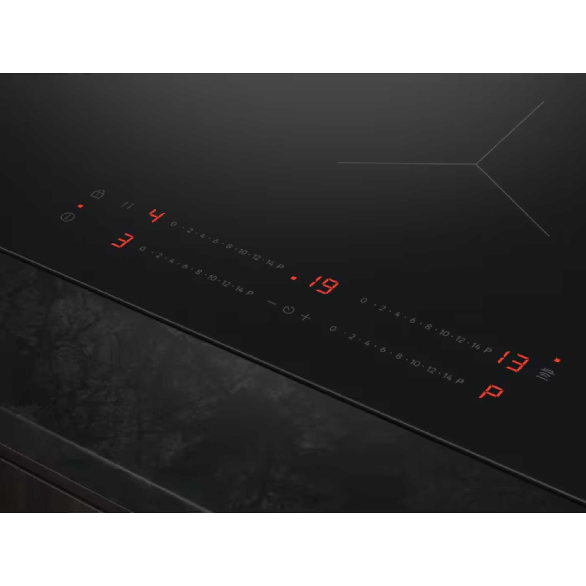 5000 SO84IA0BIT SaphirMatt SE 80cm 4 Zone Induction Hob - Black