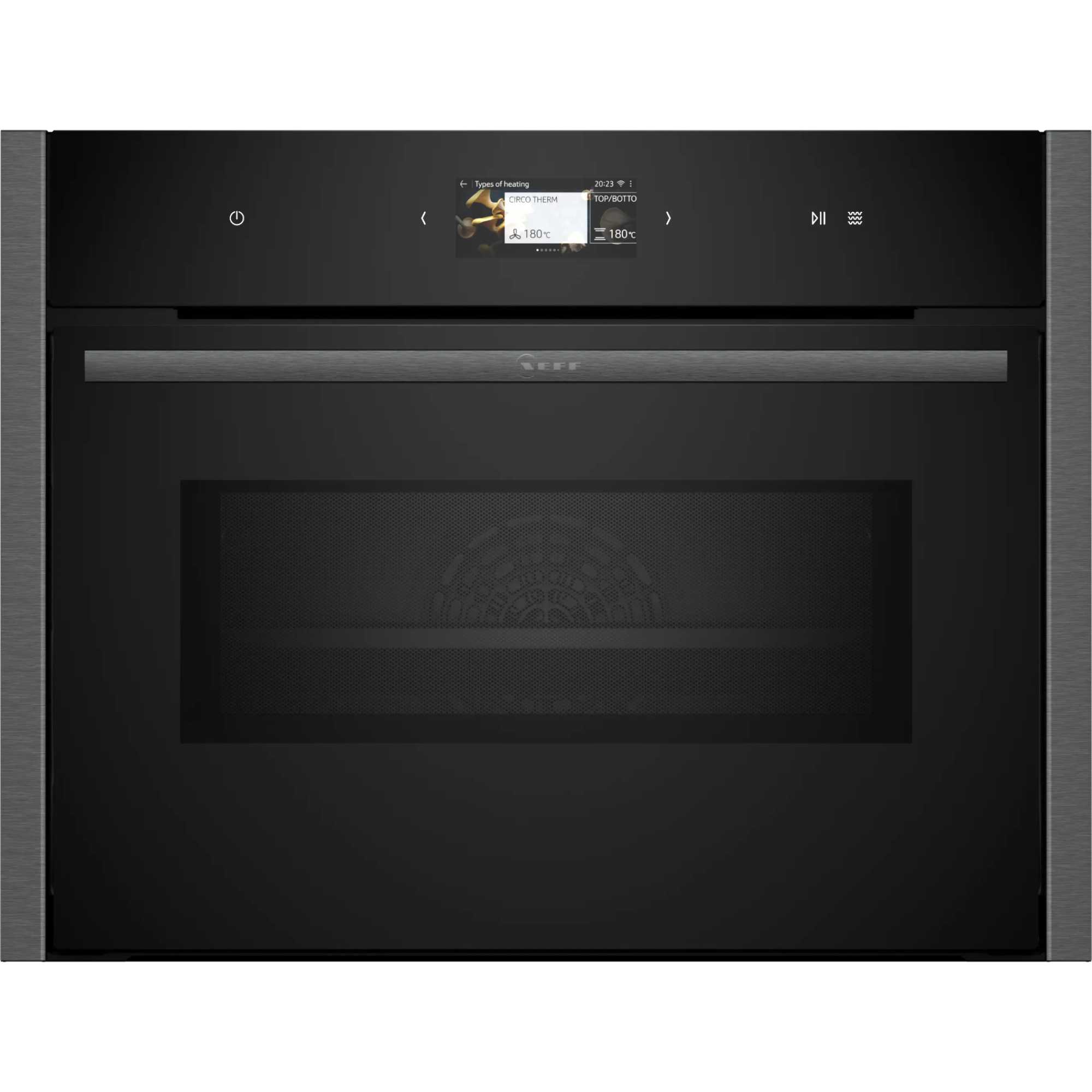 N 90 C24MS71G0B Built-In Compact Smart Sinlge Oven with Microwave Function - Graphite Grey