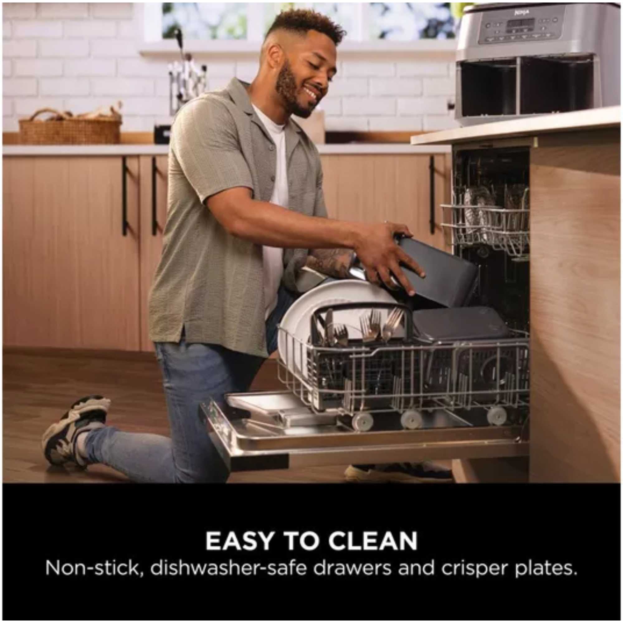 DZ300UK 6-in-1 Dual Zone 7.6L Air Fryer - Gun Metal Grey