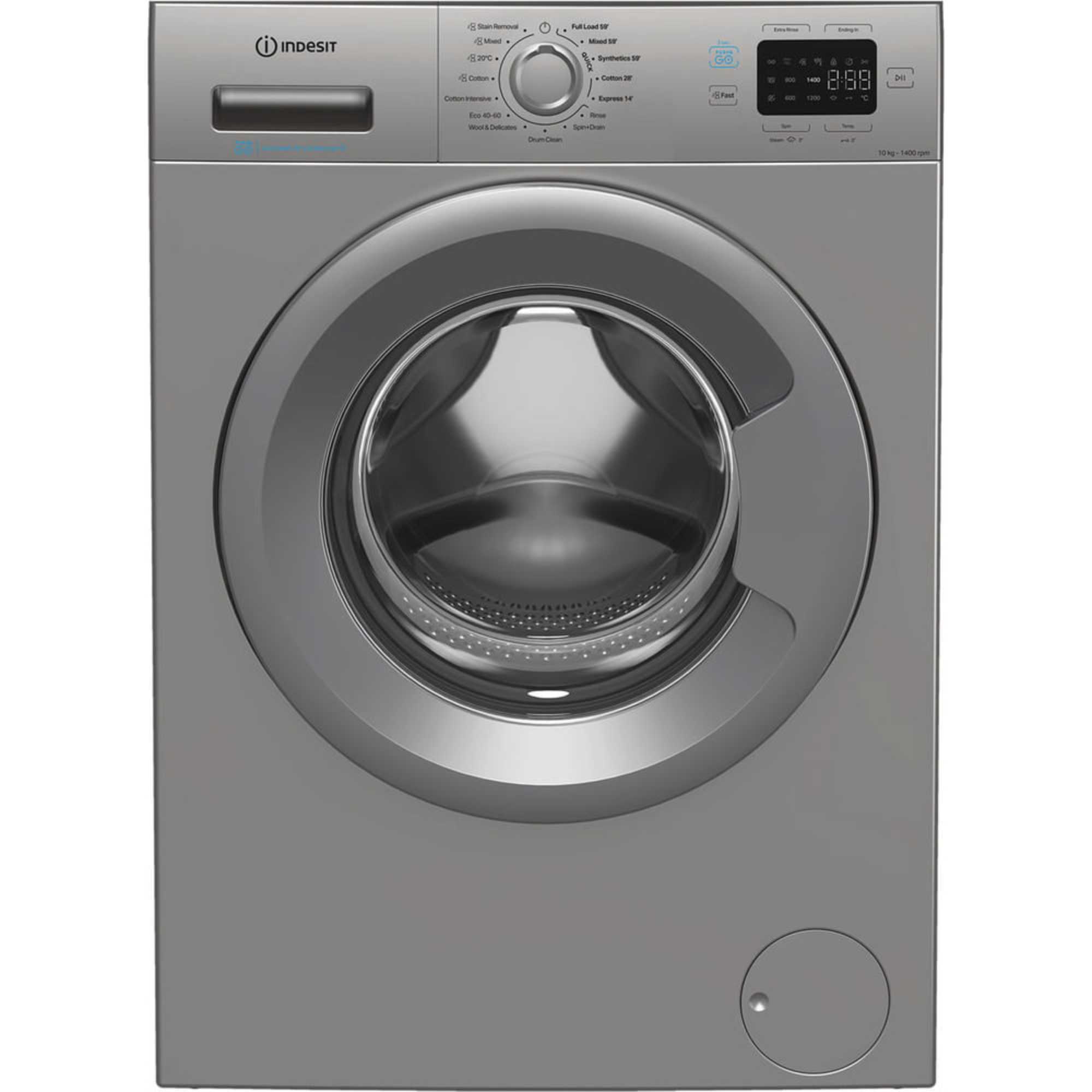 Push&Go 10kg 1400rpm Washing Machine - IP 1046S PUSH&GO UK