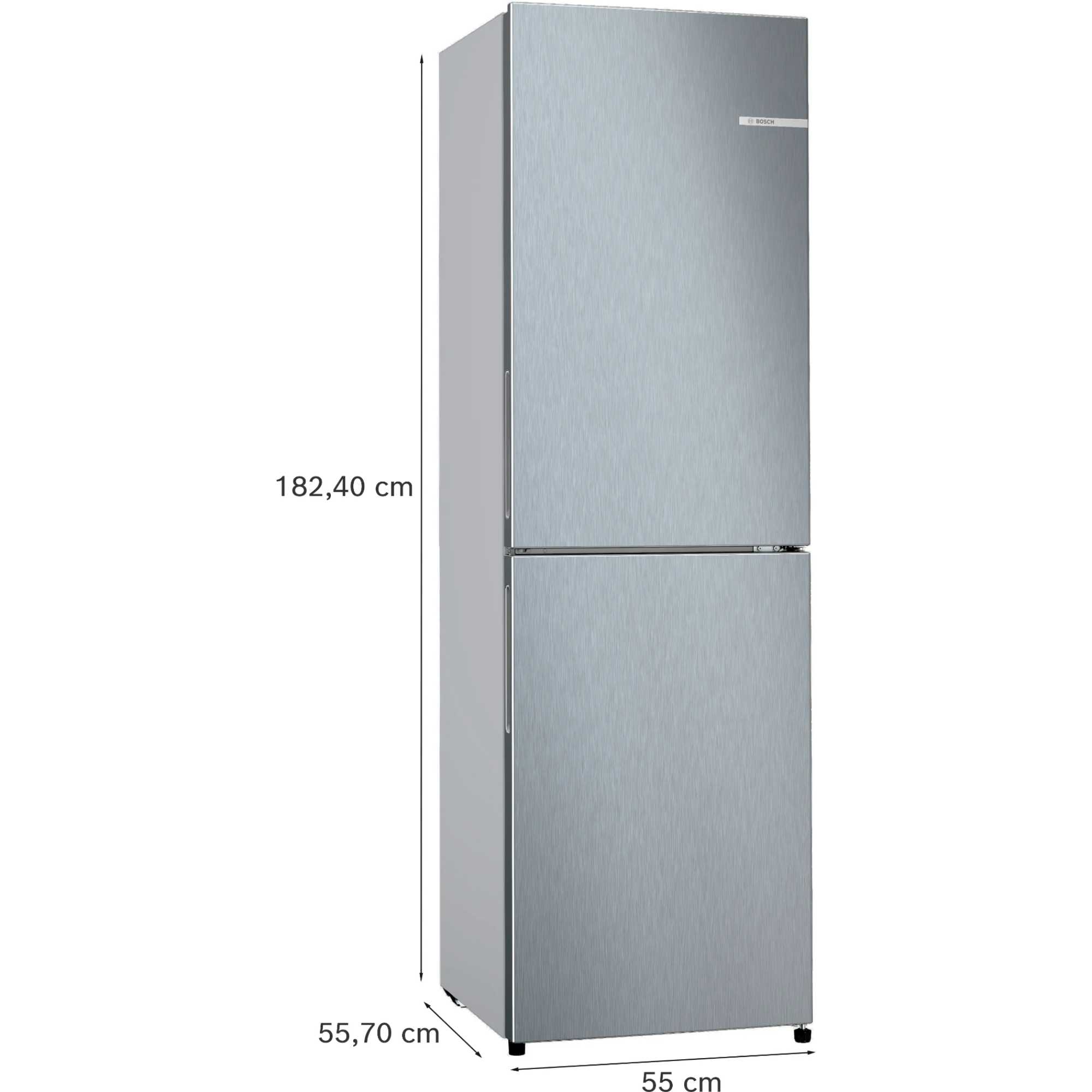 Series 2 Fridge Freezer 50/50 Total No Frost - Stainless Steel - KGN27NLEAG