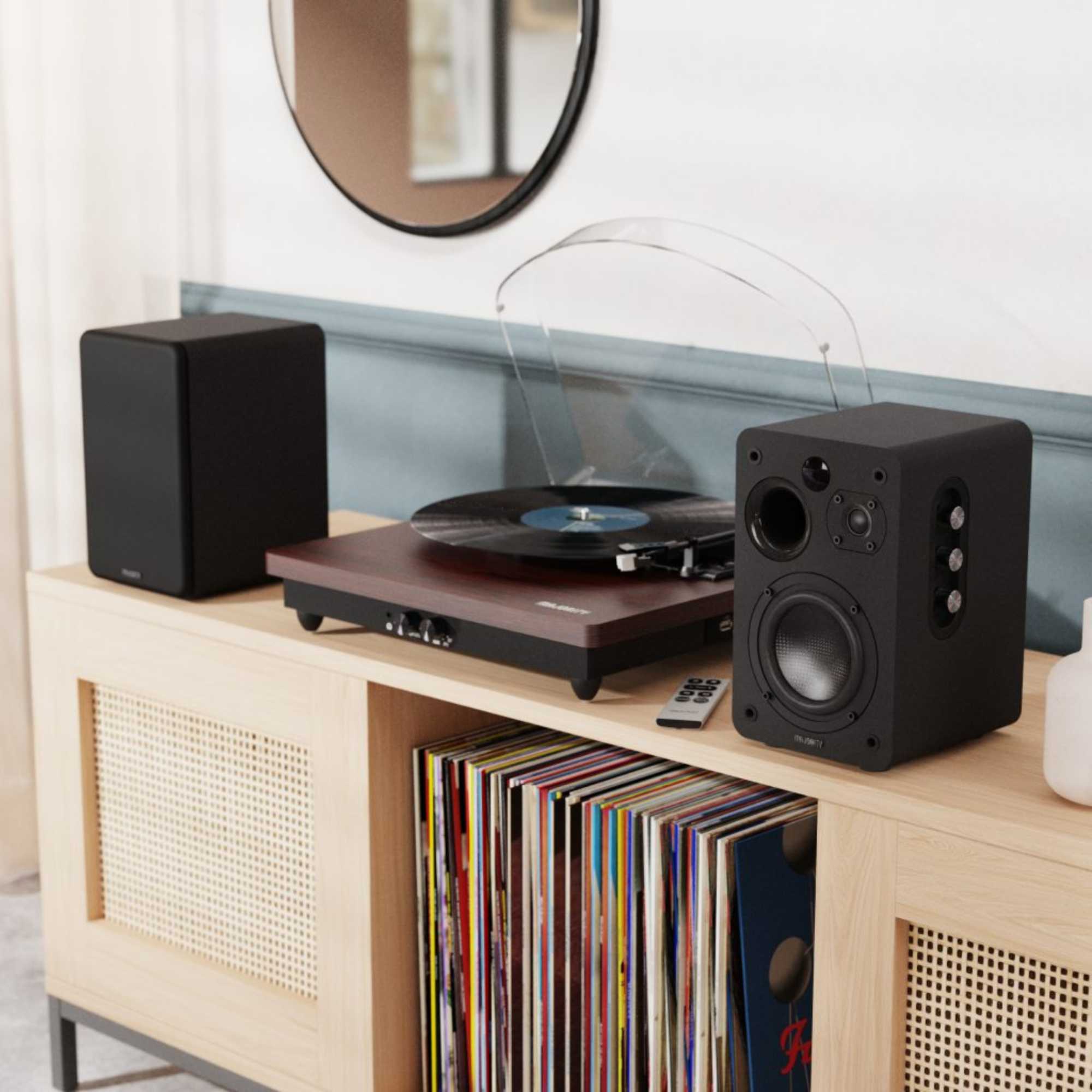 D70XBLK D70X Active Bluetooth Bookshelf Speakers - Black
