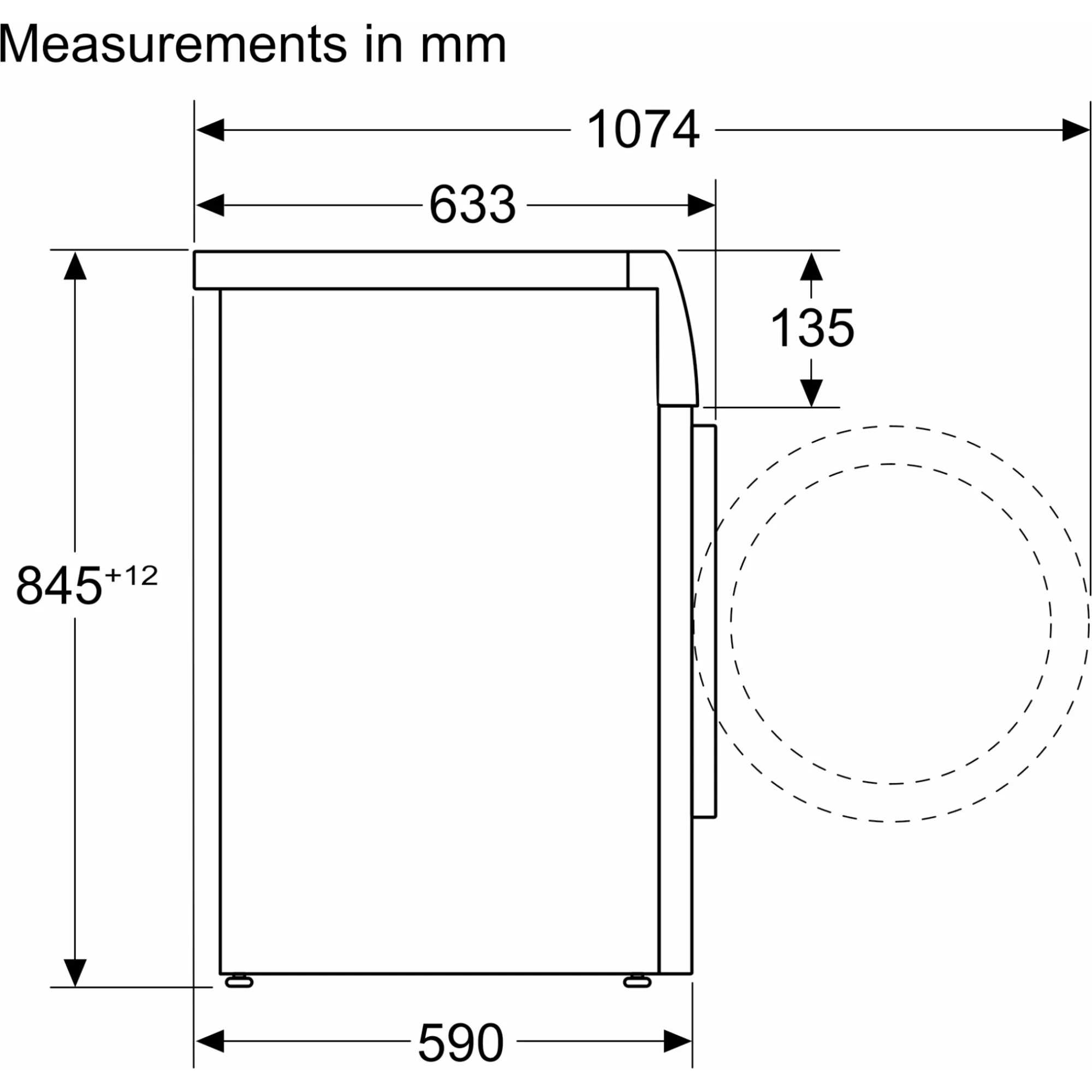 iQ500 10kg 1600rpm Washing Machine - WG56H2AXGB