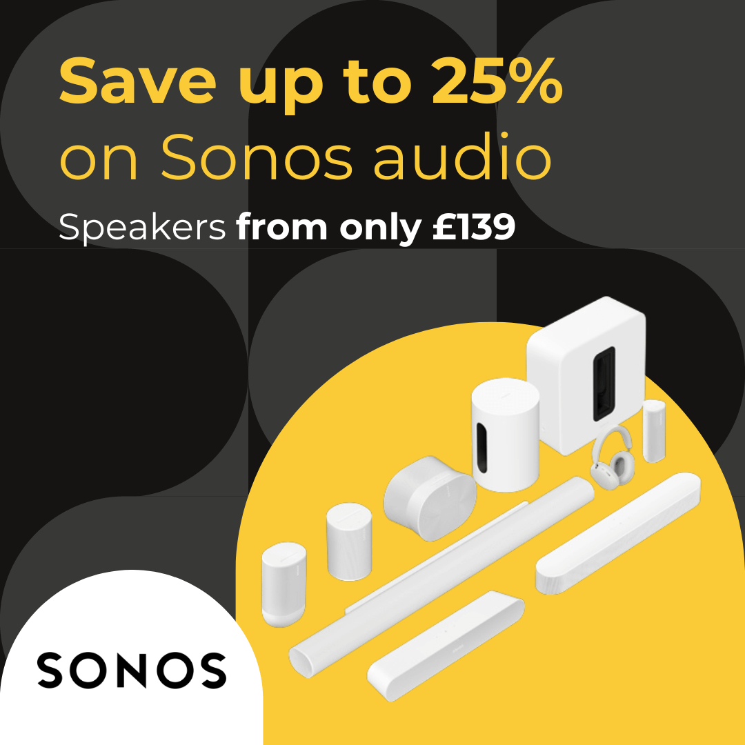 Save up to 25% on Sonos audio