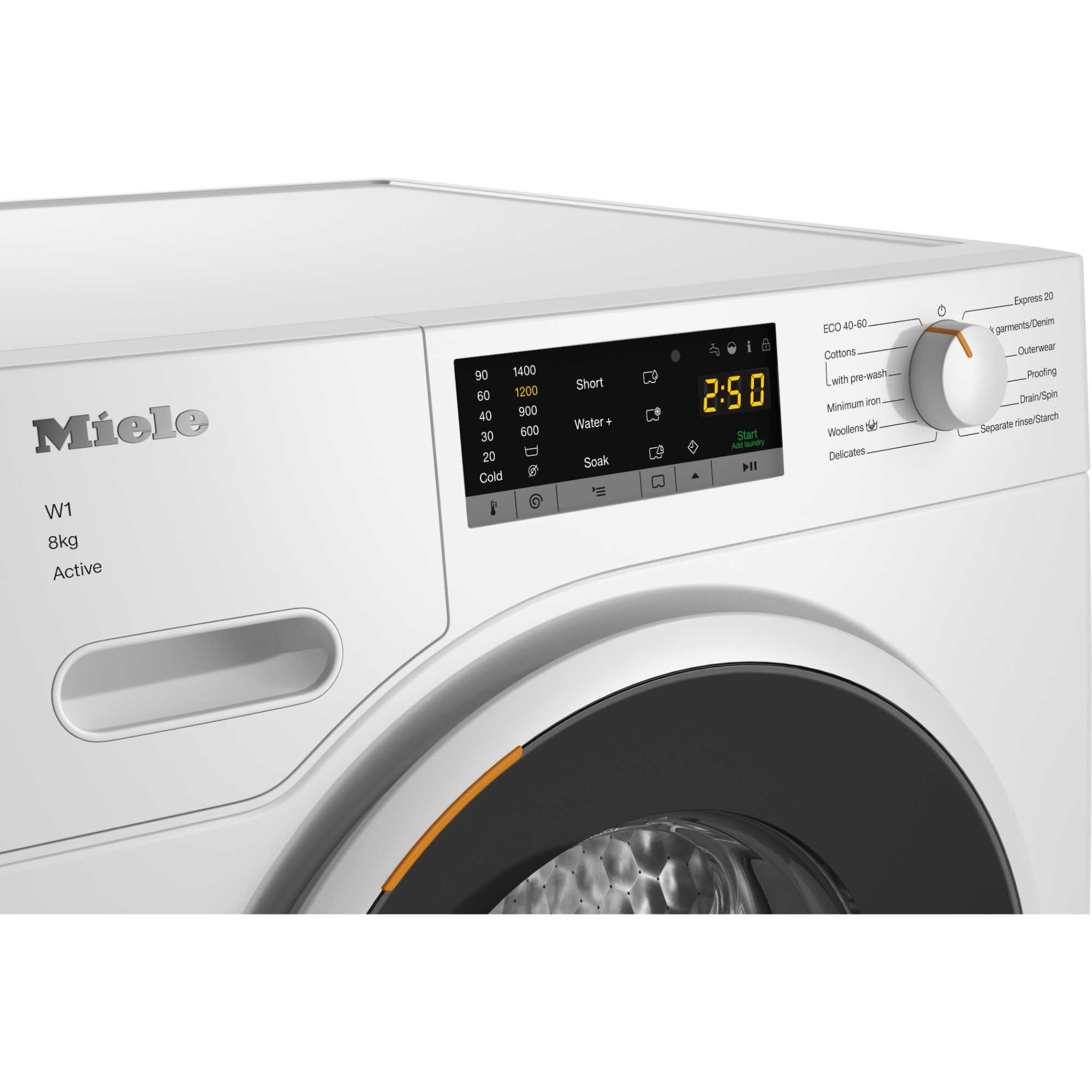 W1 Active 8kg 1400rpm Washing Machine - WWA120 WCS