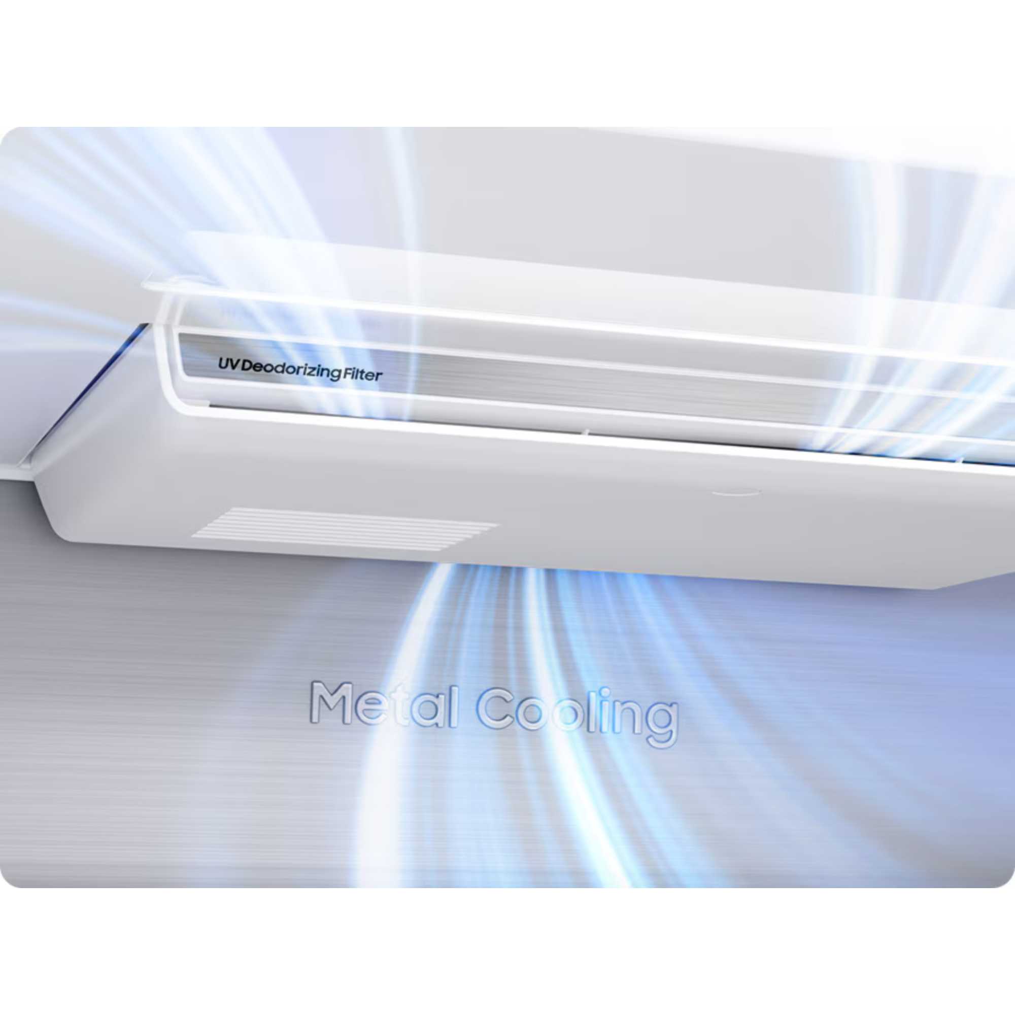 RM70F67RDREU Bespoke AI Series 8 American Style Fridge Freezer - Stainless Steel