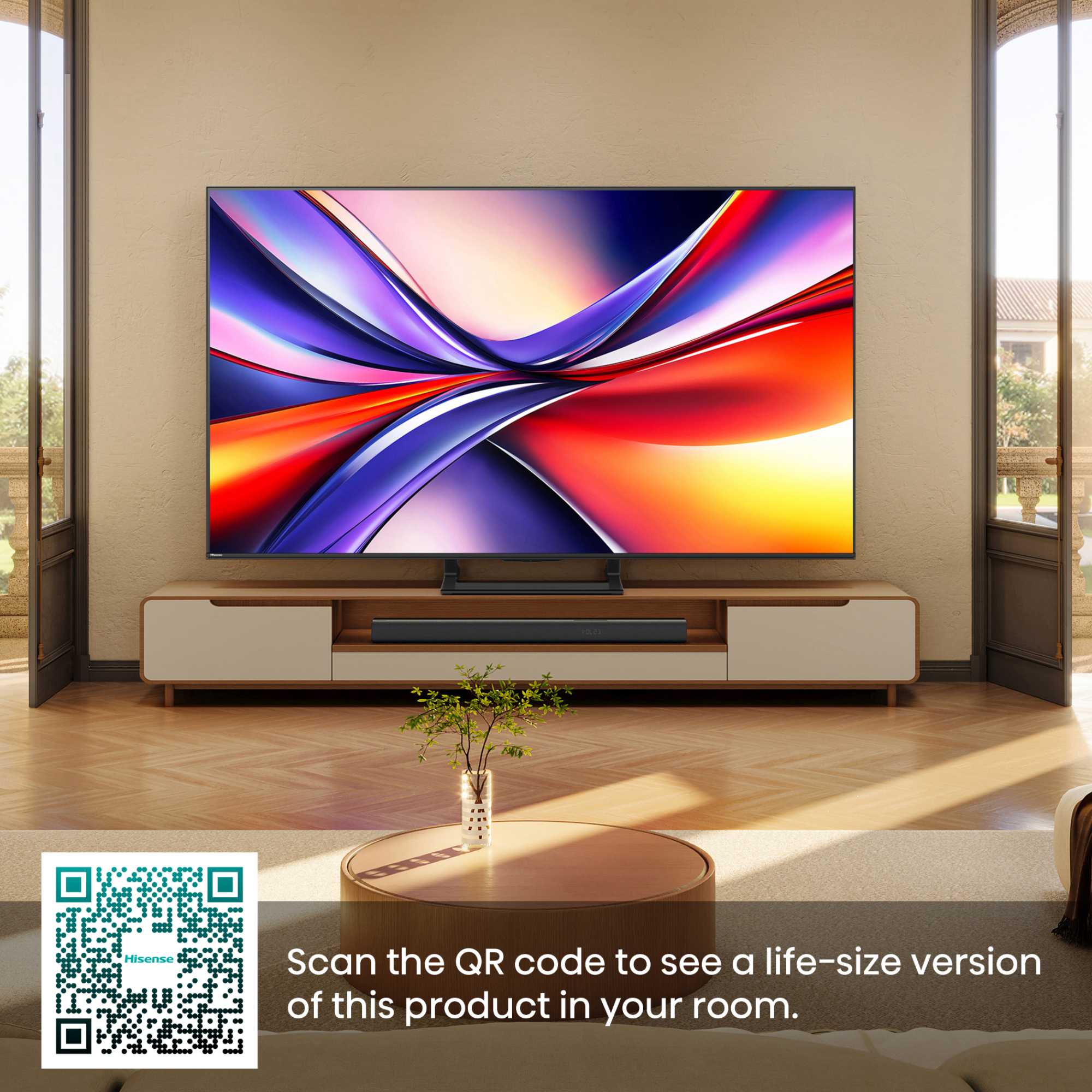 A7QTUK 65" QLED Smart AI TV with Freely - 65A7QTUK