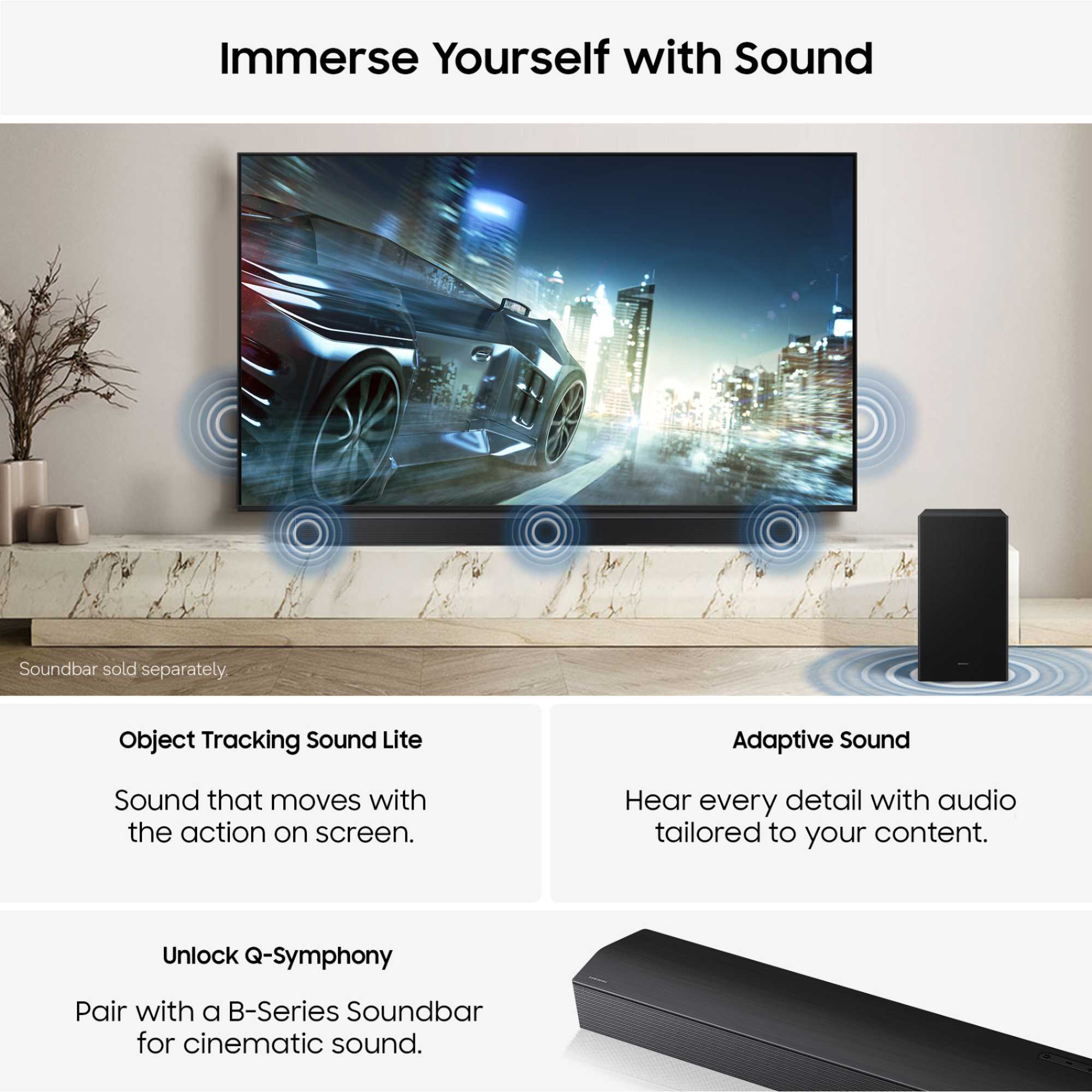 U8020H 43" 4K Ultra HD Vision AI Smart TV - UE43U8020H