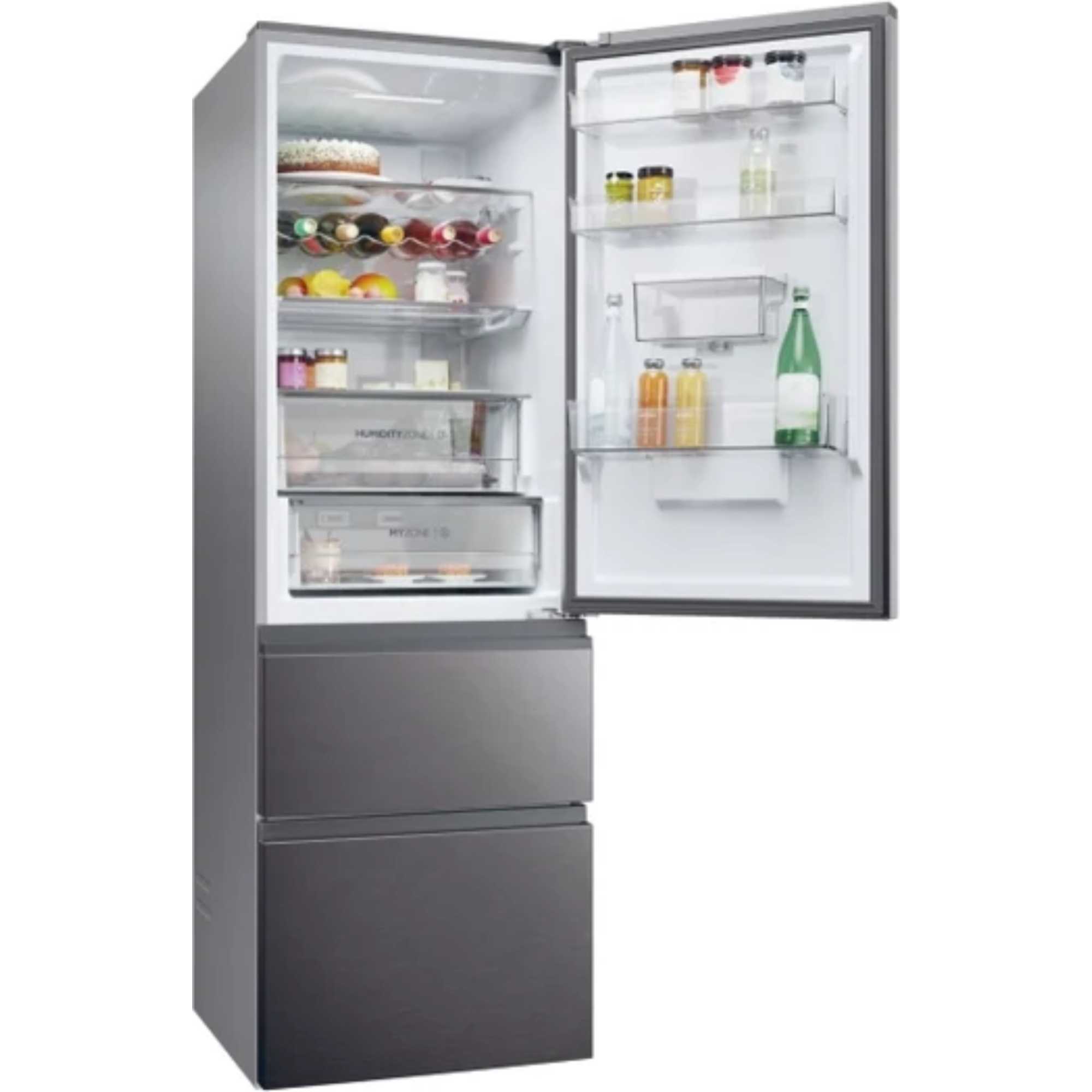 Series 5 3D Fridge Freezer 60/40 NoFrost - Dark Inox - HTW5618EWMP