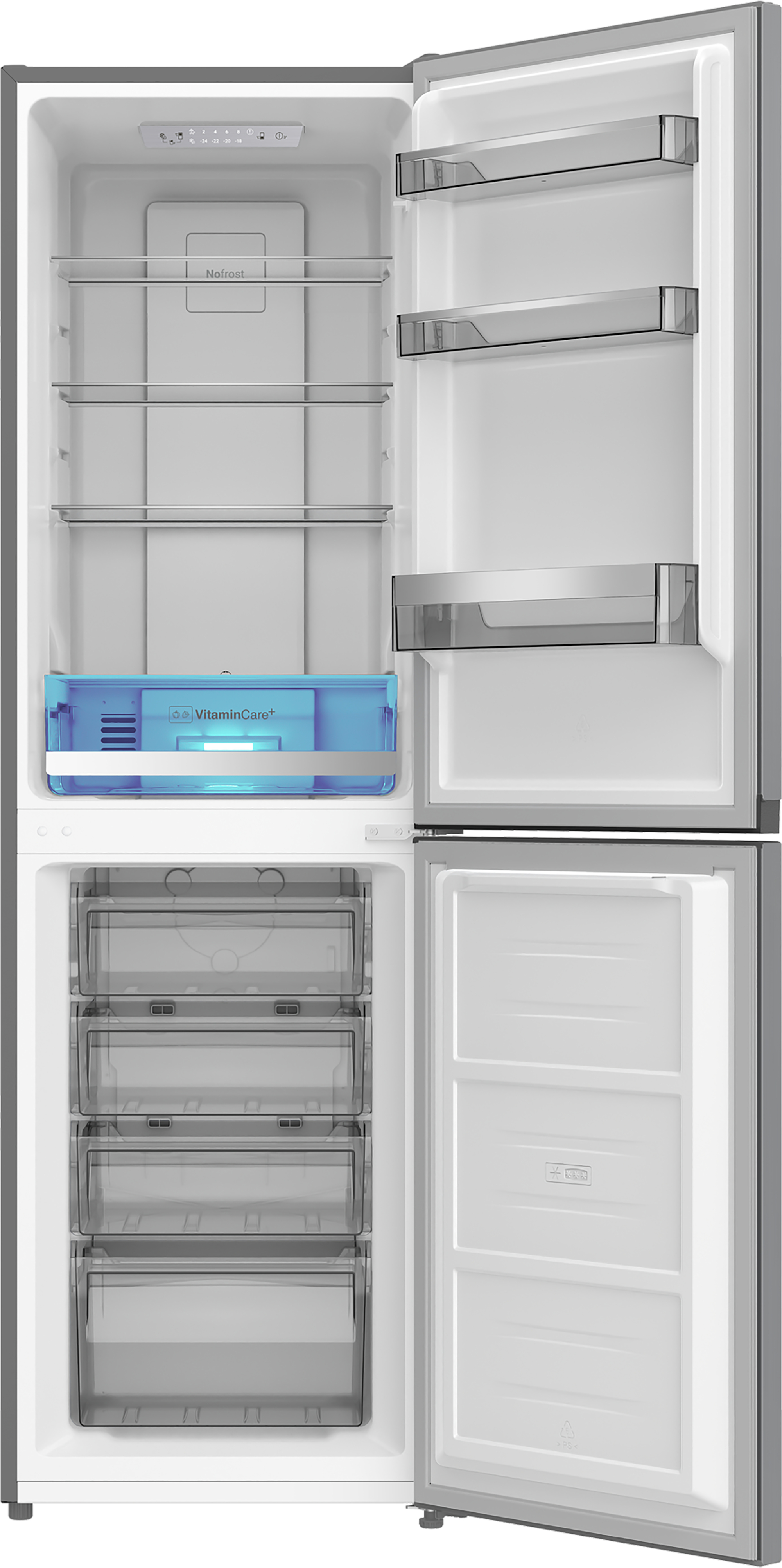 Fridge Freezer 50/50 Frost Free - Inox - KNE4582VPS