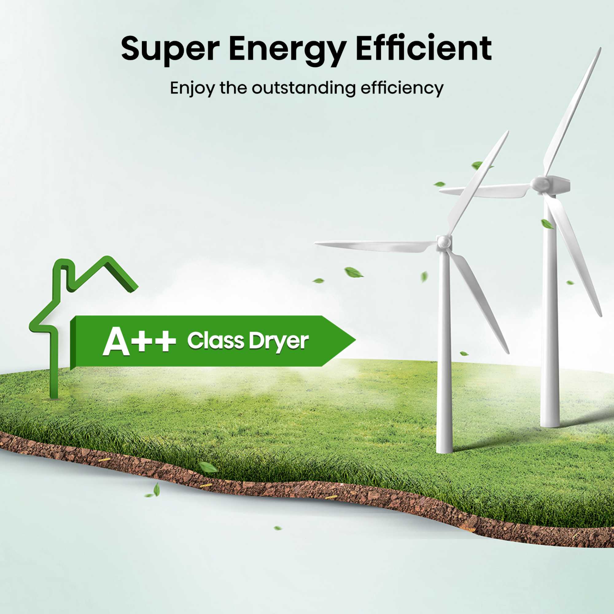 DH1Q902BW2 9kg Heat Pump Tumble Dryer - White