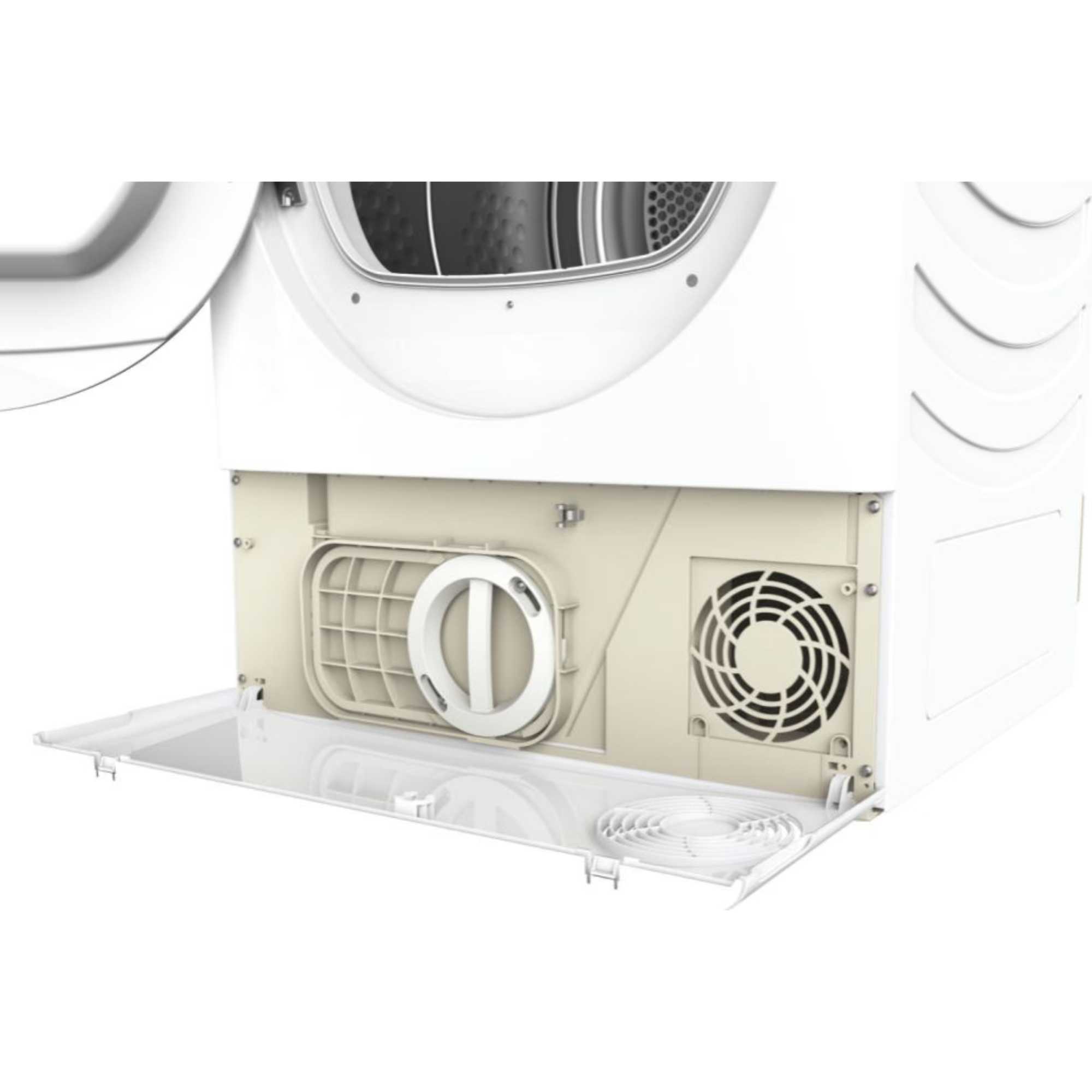 HLE H9A3TE-80/N 9kg Heat Pump Smart Tumble Dryer - White