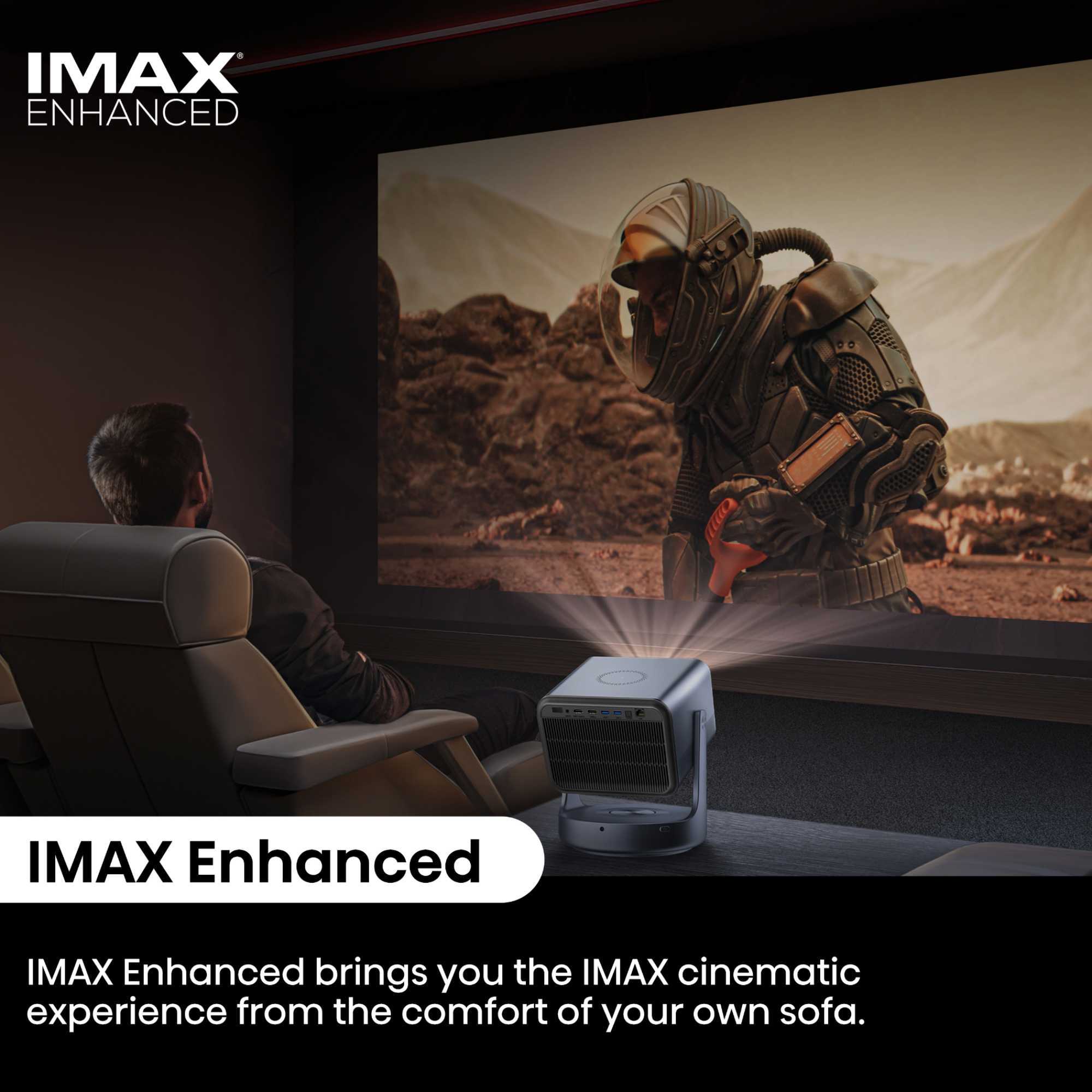 C2TUK-ULTRA 65-300" Triple Laser Smart Projector 4K Ultra HD