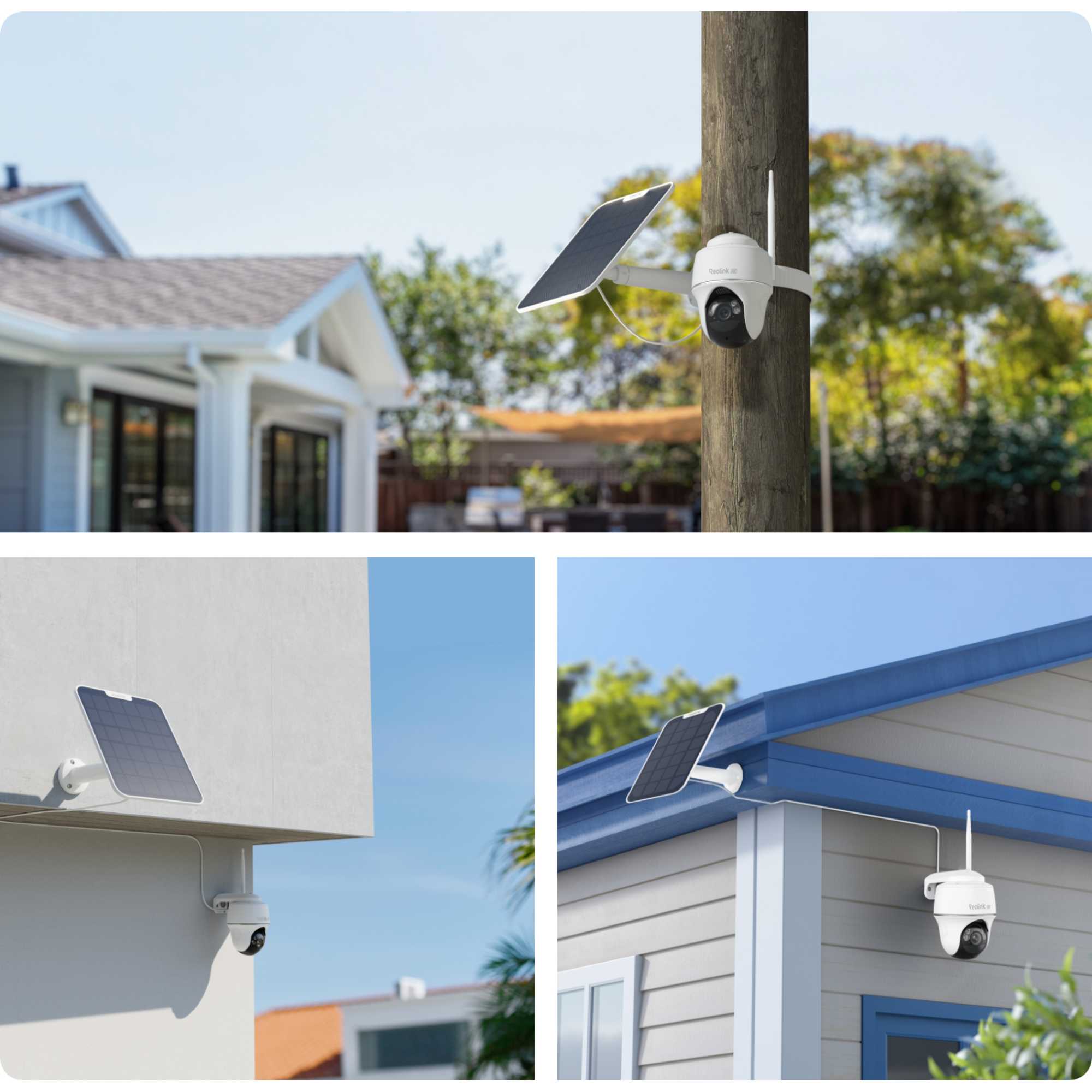 BWPT4K05SP64 Argus 4G LTE PT AI Battery Cam Kit +64gb SDcard with Solar Panel