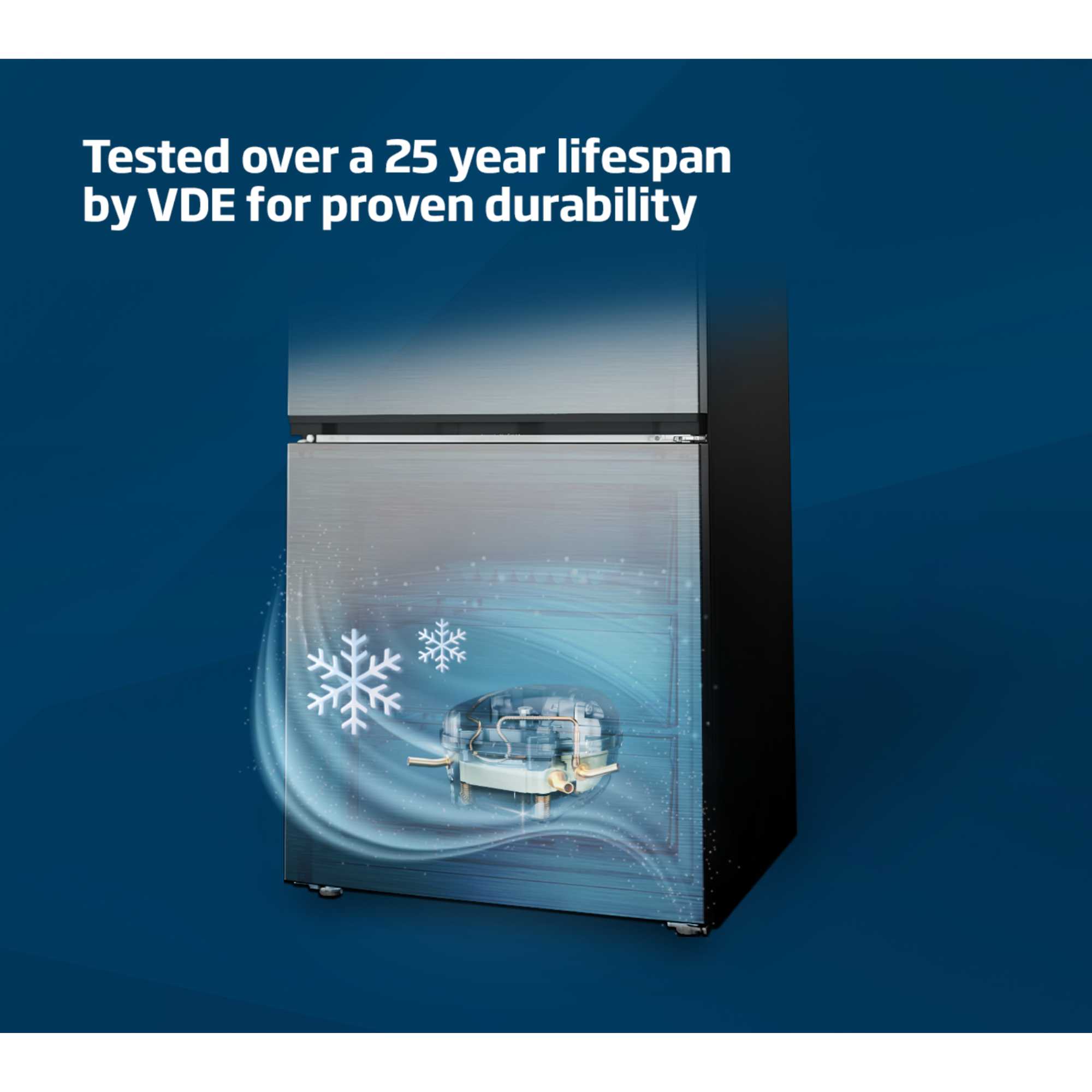 BCFD450 254l Frost Free Integrated Fridge Freezer