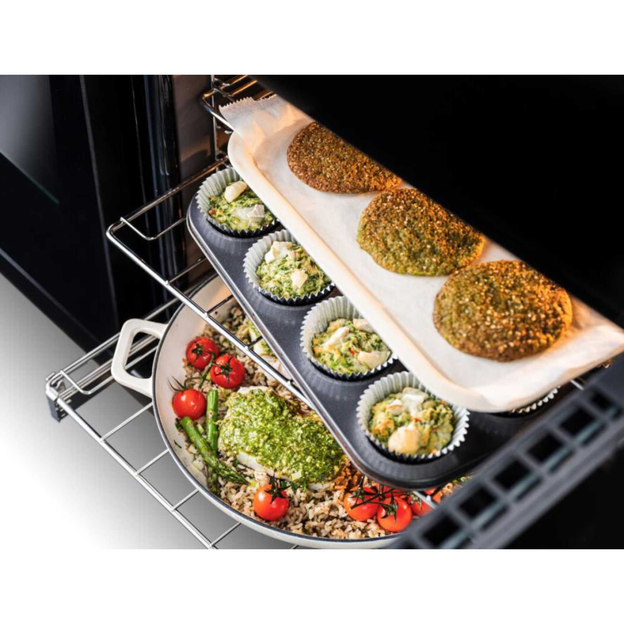 Edge Deluxe 90 90cm Electric Range Cooker - EDDL90EIGBLK/CM1