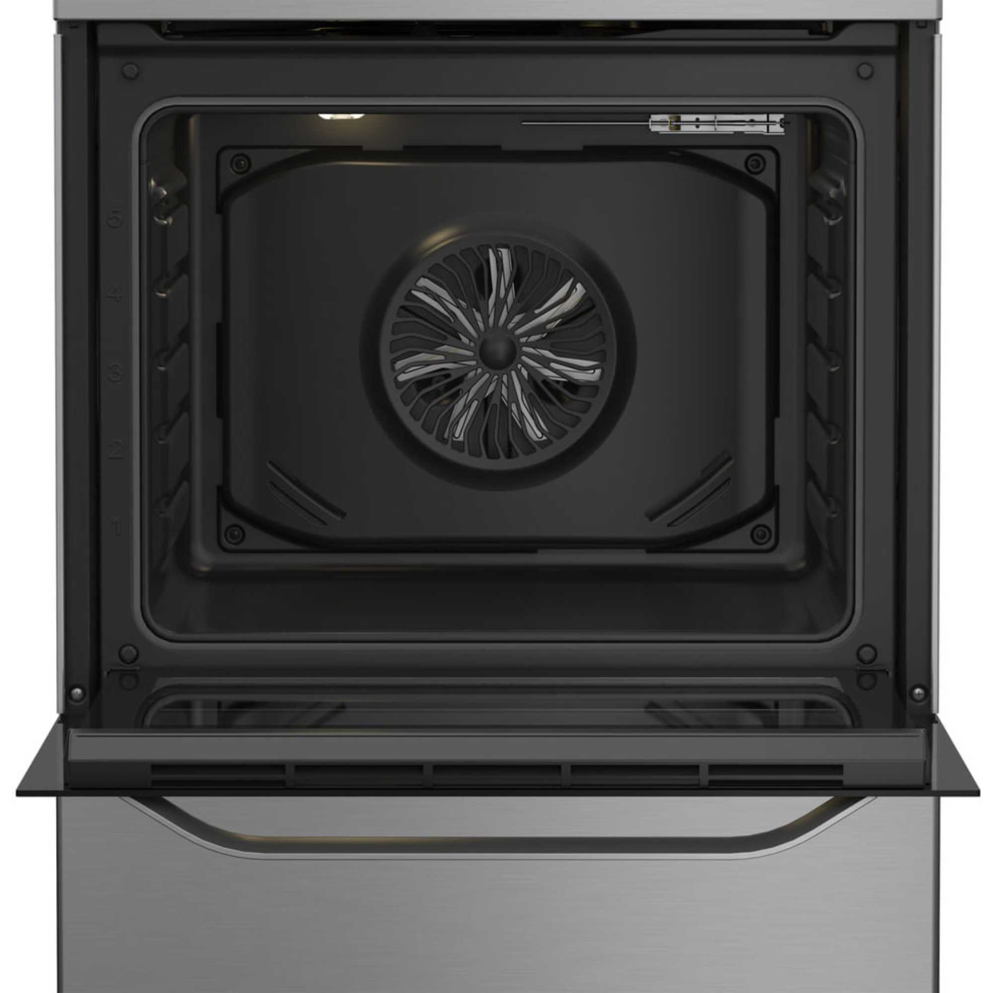 60cm Electric Single Oven Cooker - H6V5KMX/UK