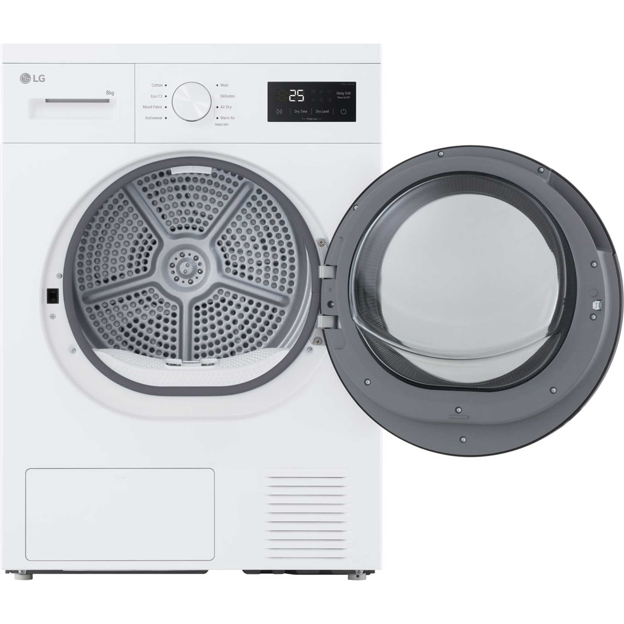 RHA1008NWK 8kg Heat Pump Dryer - White