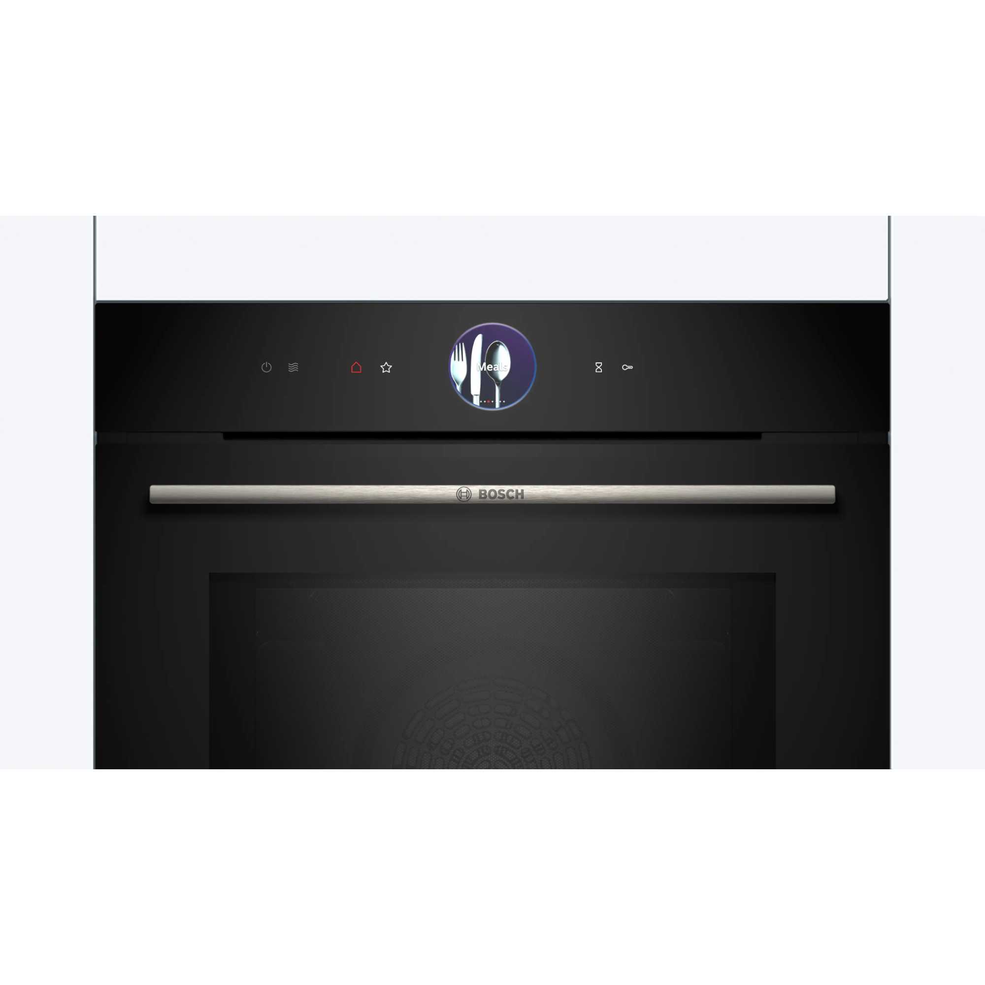 Series 8 HMG7764B1B Built-In Smart Single Oven with Microwave Function - Black