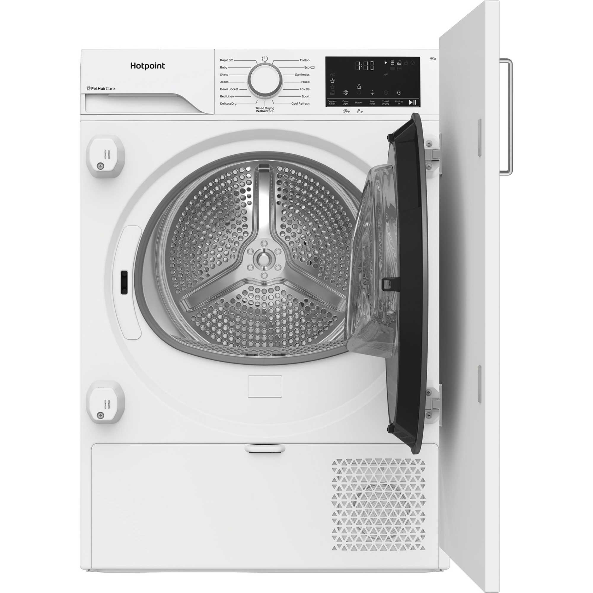 C HK 83M WW UK 8kg Intergrated Heat Pump Tumble Dryer