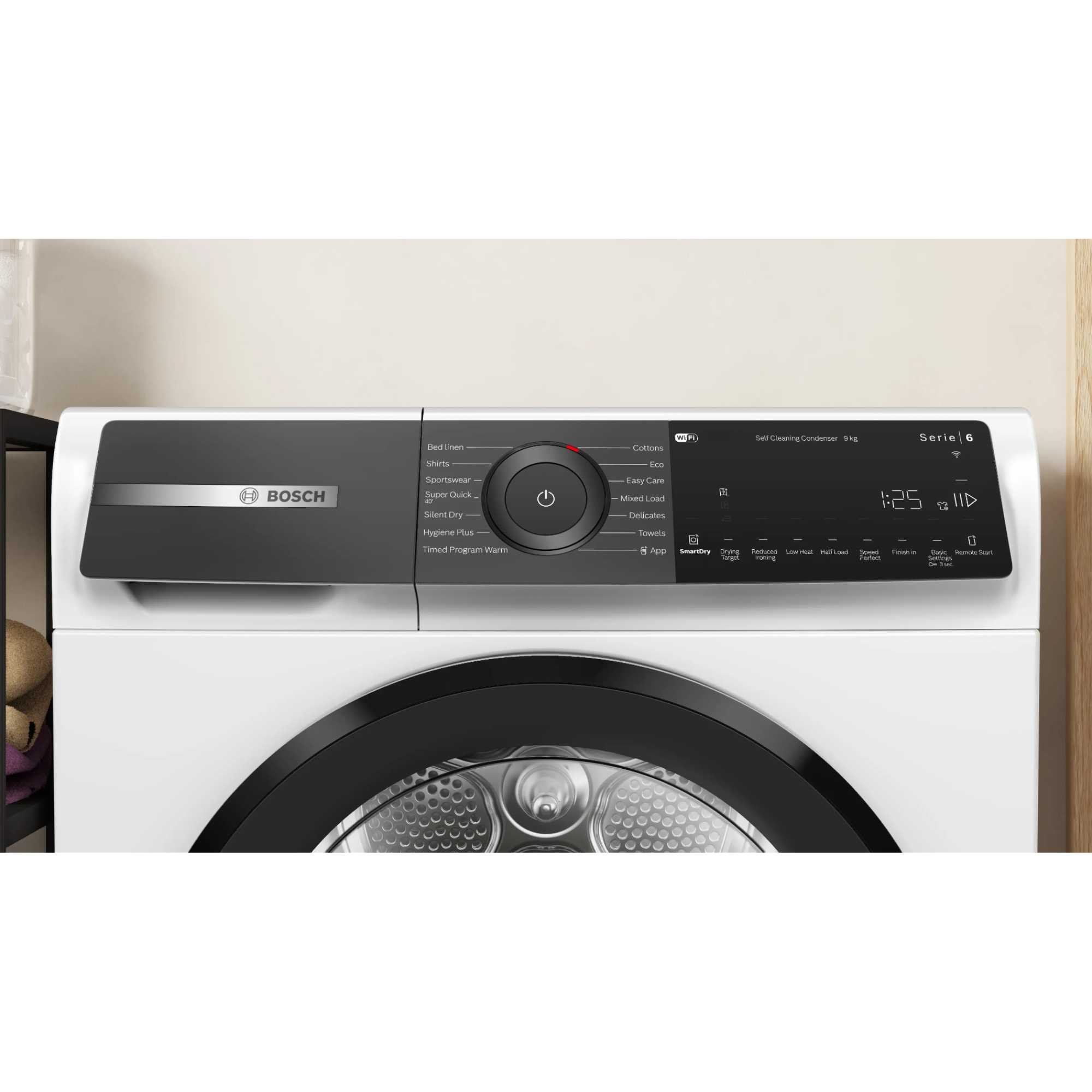 WQH246D9GB Series 6 9kg Heat Pump Tumble Dryer - White