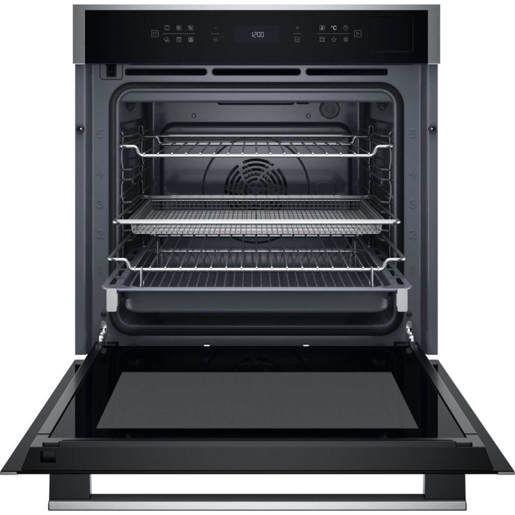 HOI6A8PT1SXUK Class 6 60cm Built-In Single Pyrolytic ActiveMultiflow Oven - Stainless Steel