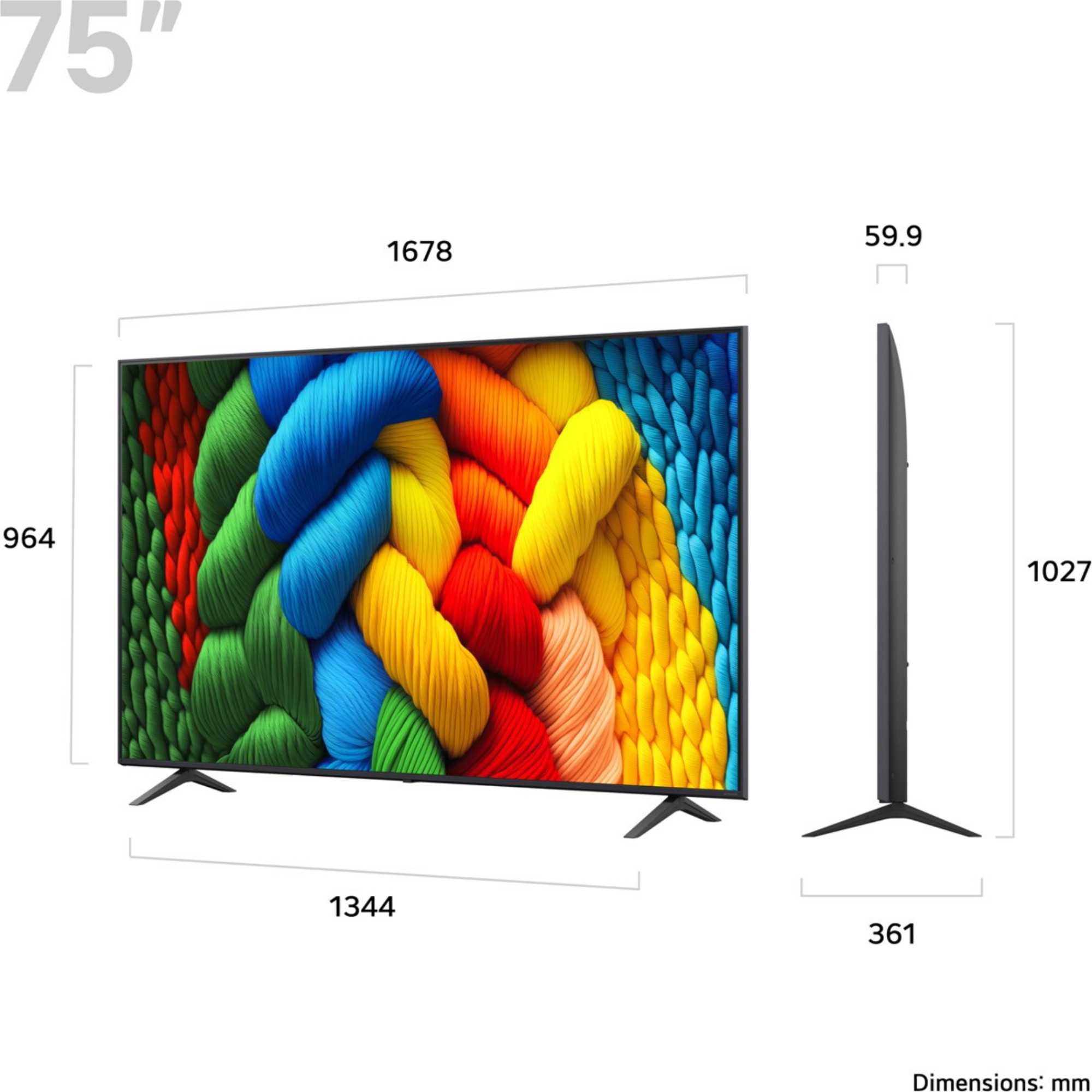 NANO80A6B 75" 4K Ultra HD NanoCell Smart TV 75NANO80A6B
