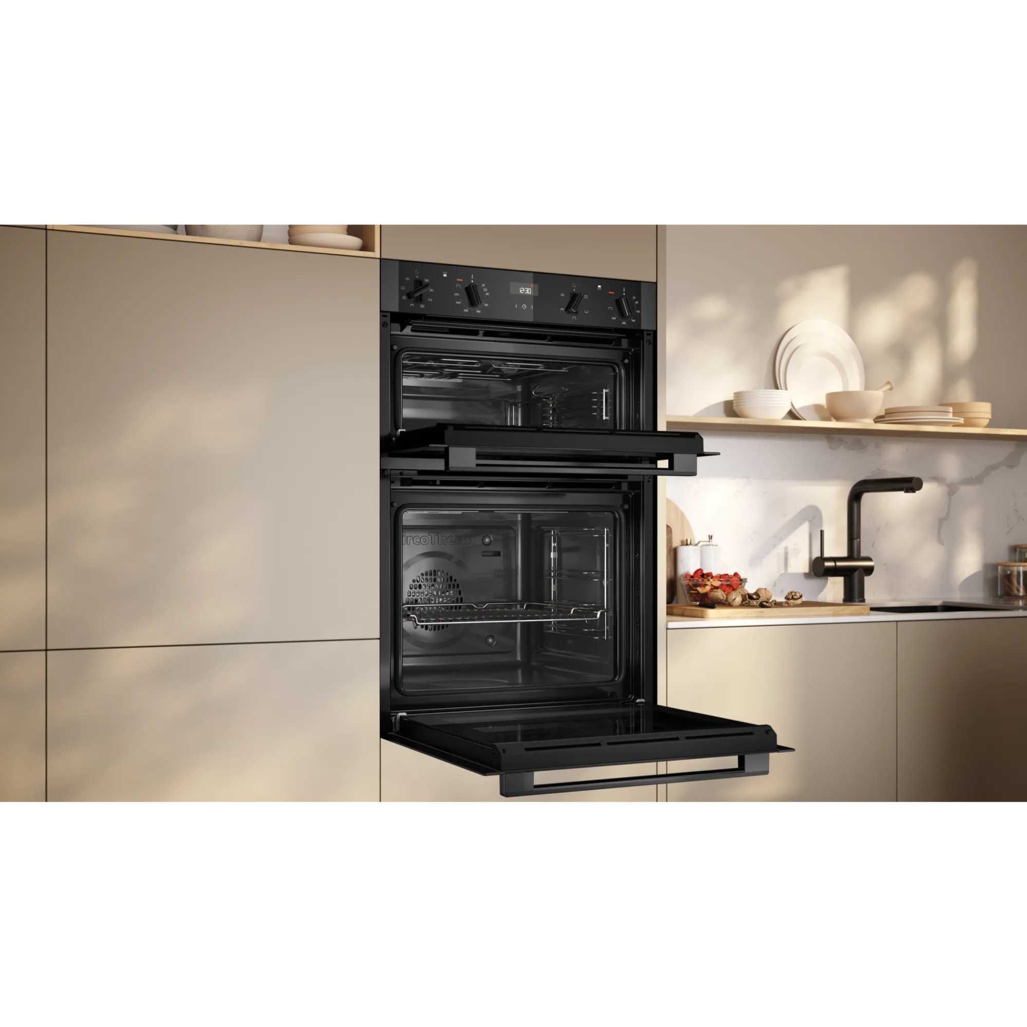 U1ACE2AG3B N 50 CircoTherm Built-In Double Oven - Graphite