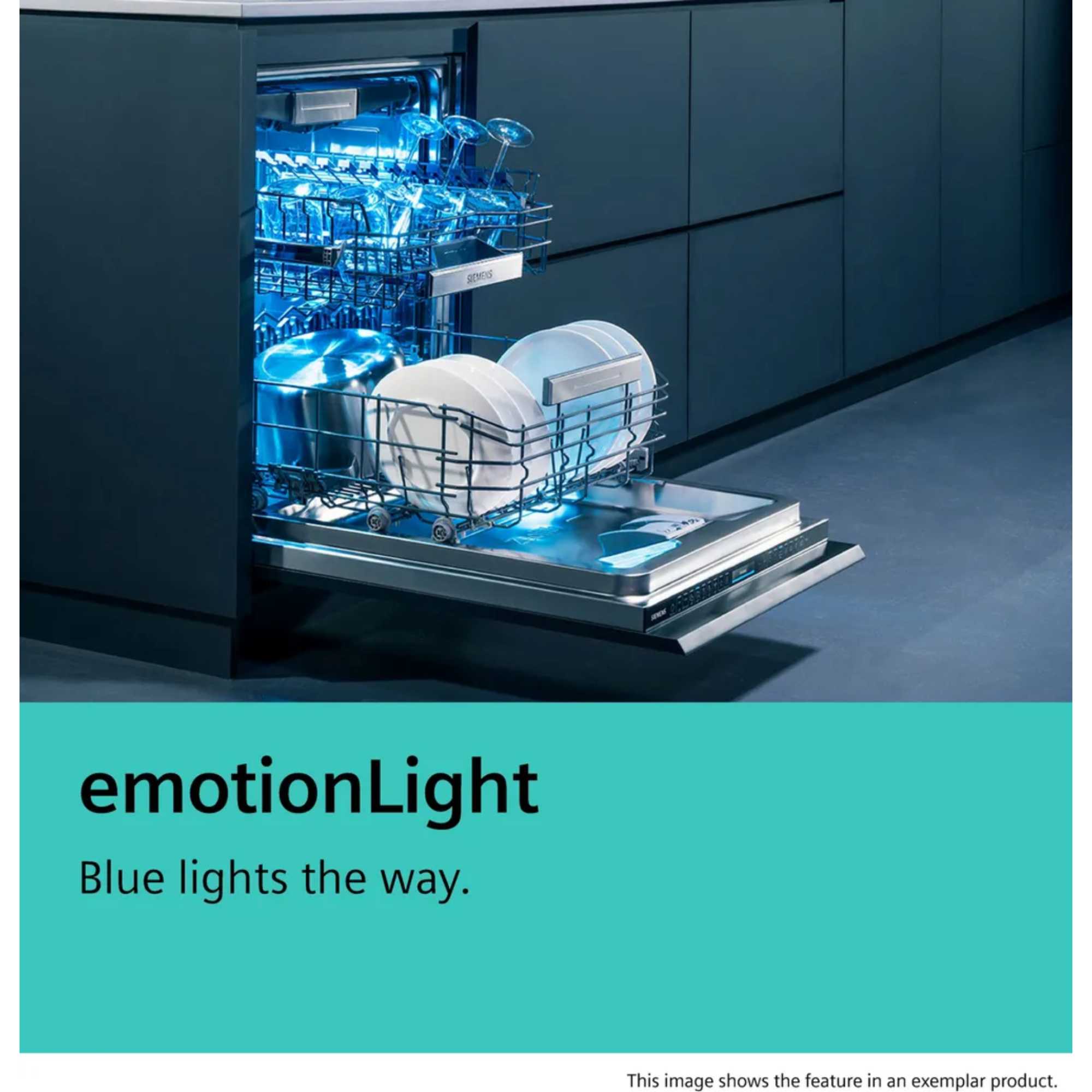 SN27TI02CE 14 Place Setting Smart Dishwasher - Anti-Fingerprint Brushed Steel