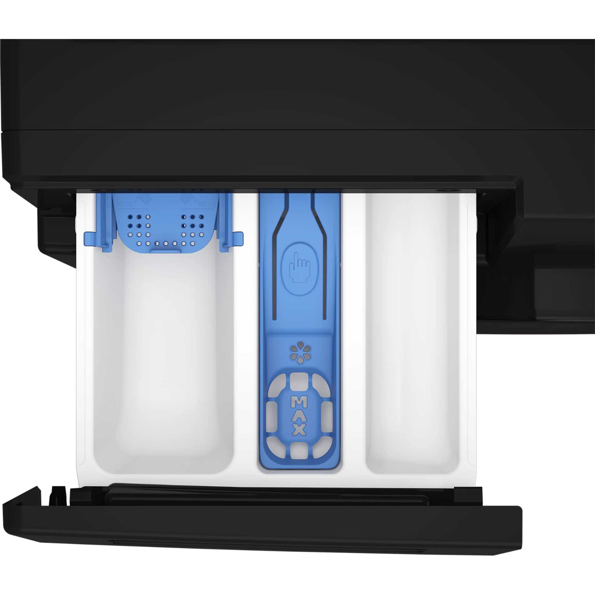 WDER744421B 1400rpm 7kg / 4kg Washer Dryer with SteamCure - Black