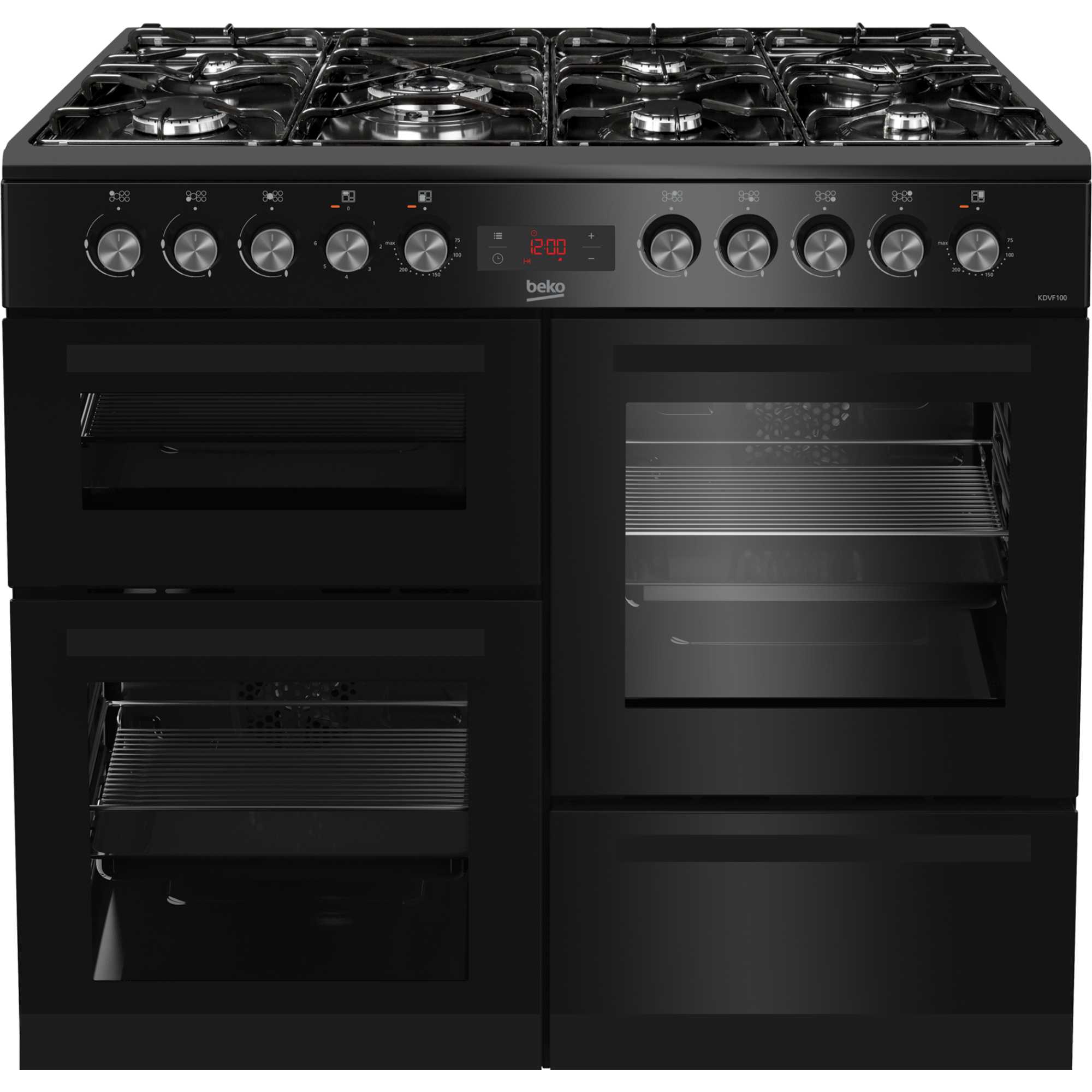 100cm Dual Fuel Range Cooker - KDVF100K