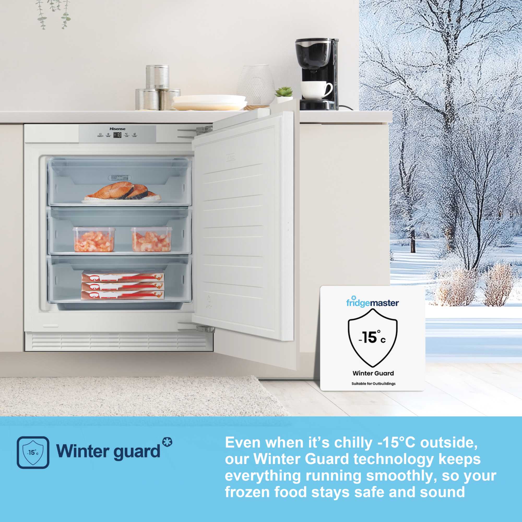 Built-In Undercounter Freezer Low Frost - MBUZ6097E