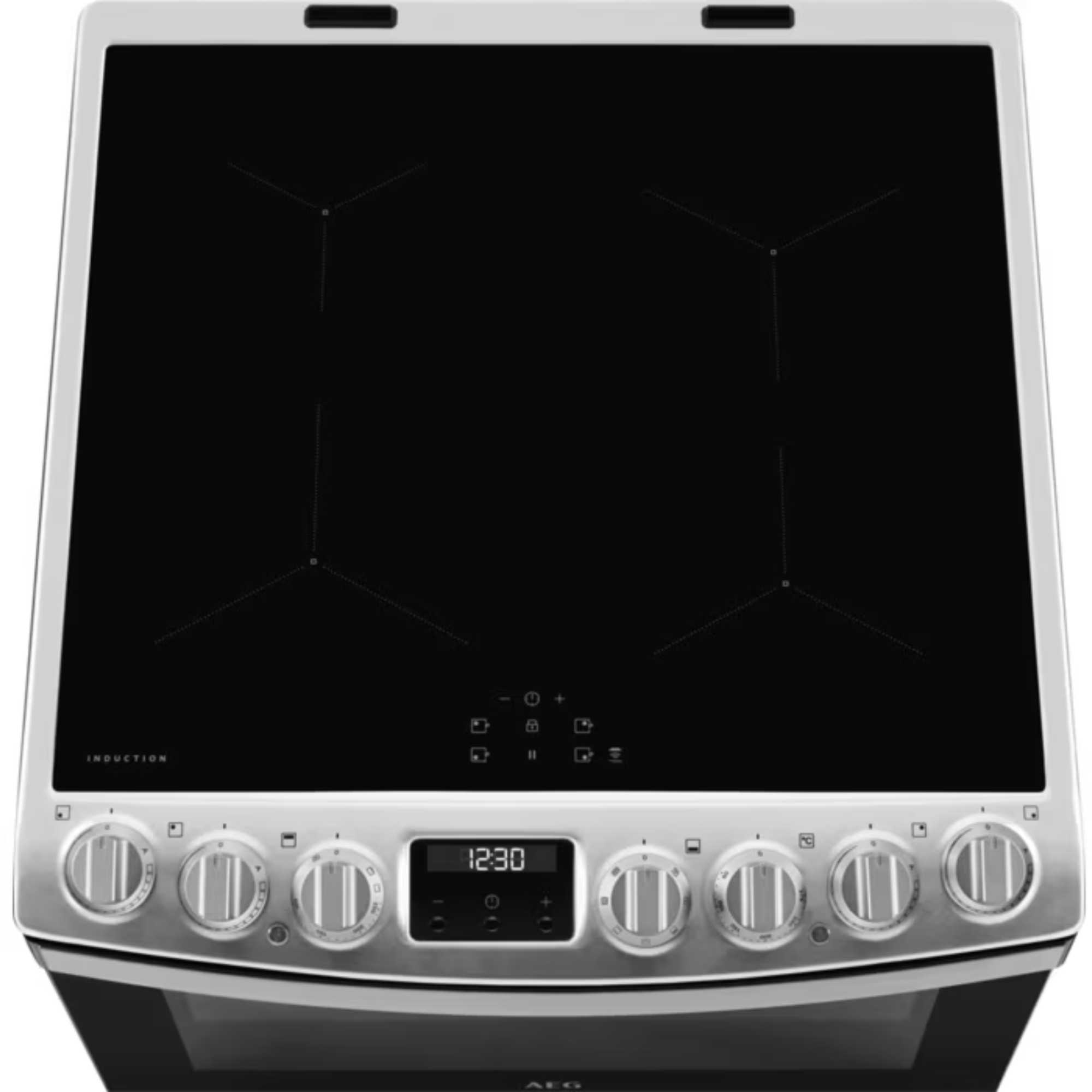 6000 SteamBake 60cm Electric Double Oven Cooker - CIB6743ACM