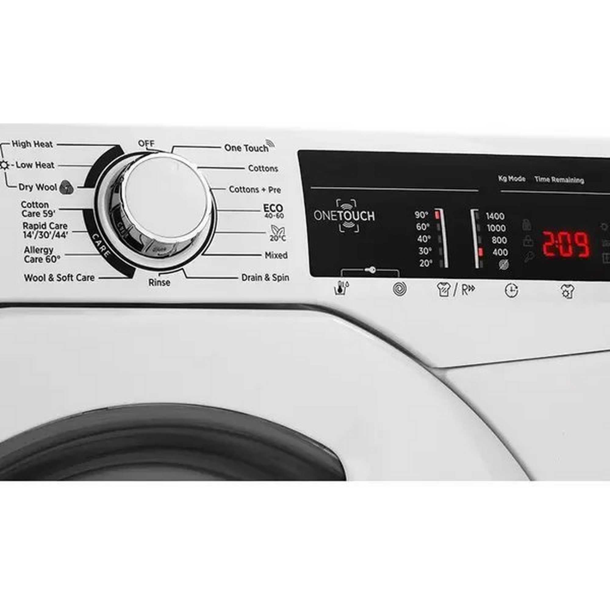 H3D496TE1-80 9kg/6kg Washer Dryer - White