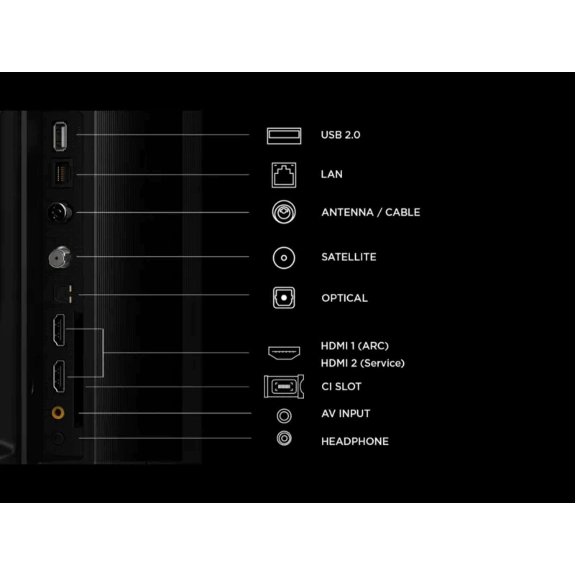 V5D-UK 32" Full HD HDR QLED Freely Smart TV - 32V5DUK