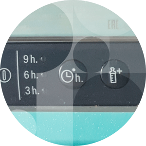 Dishwasher with a delay start.