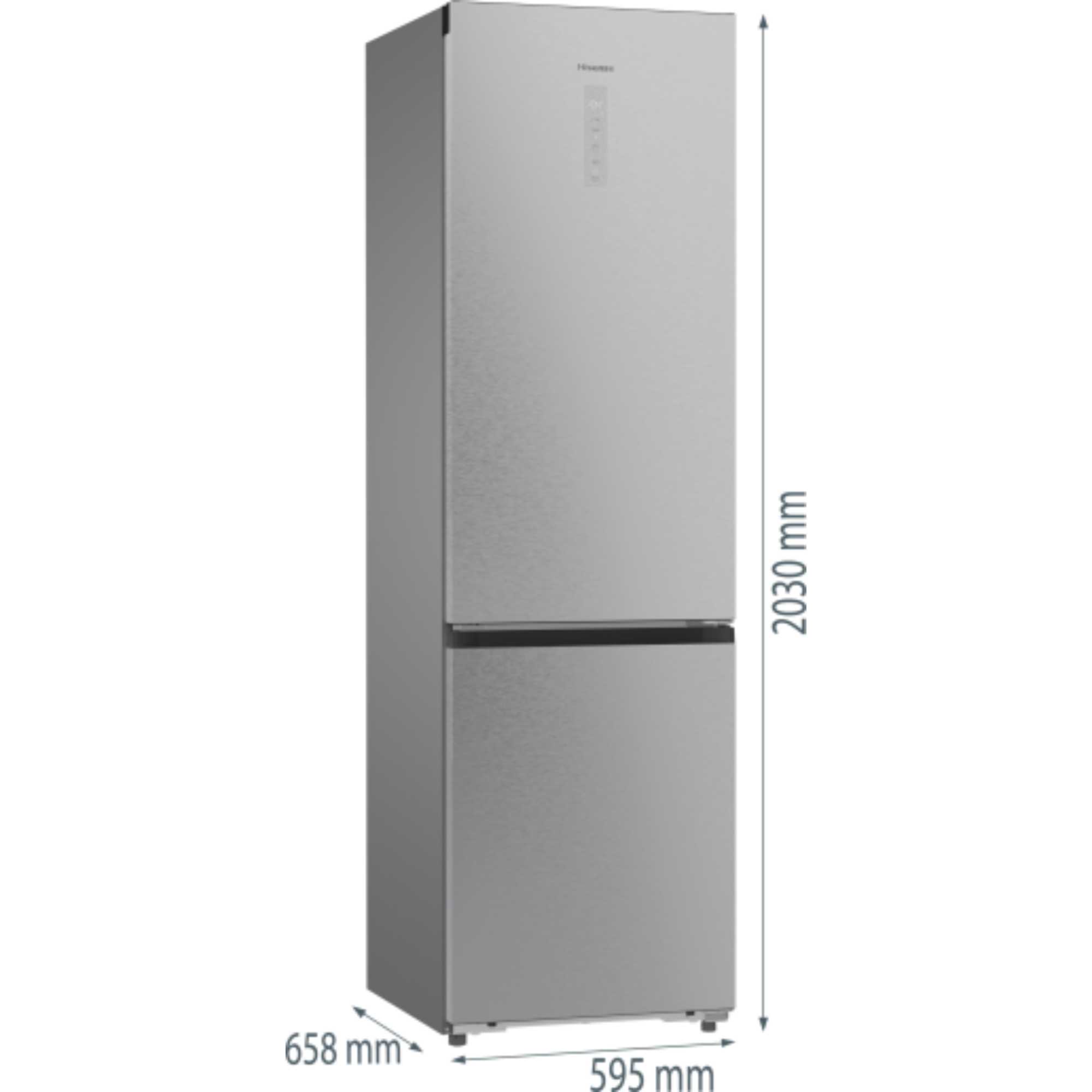 RB5P410SACCUK Hi5 413l Total No Frost Smart Fridge Freezer - Grey