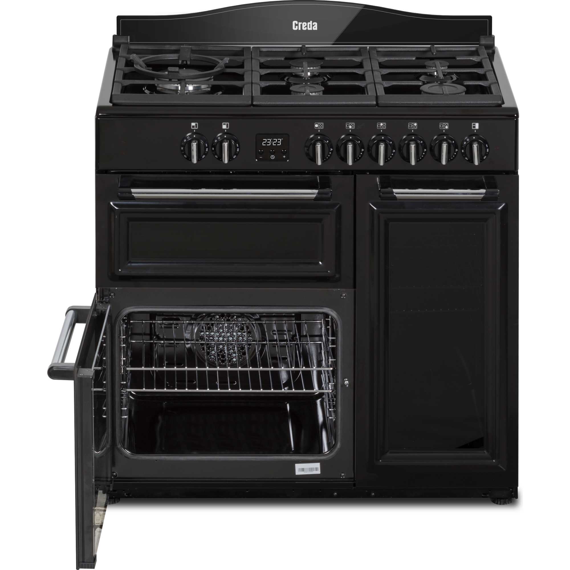 90cm Dual Fuel Range Cooker - C90RCDFTBL