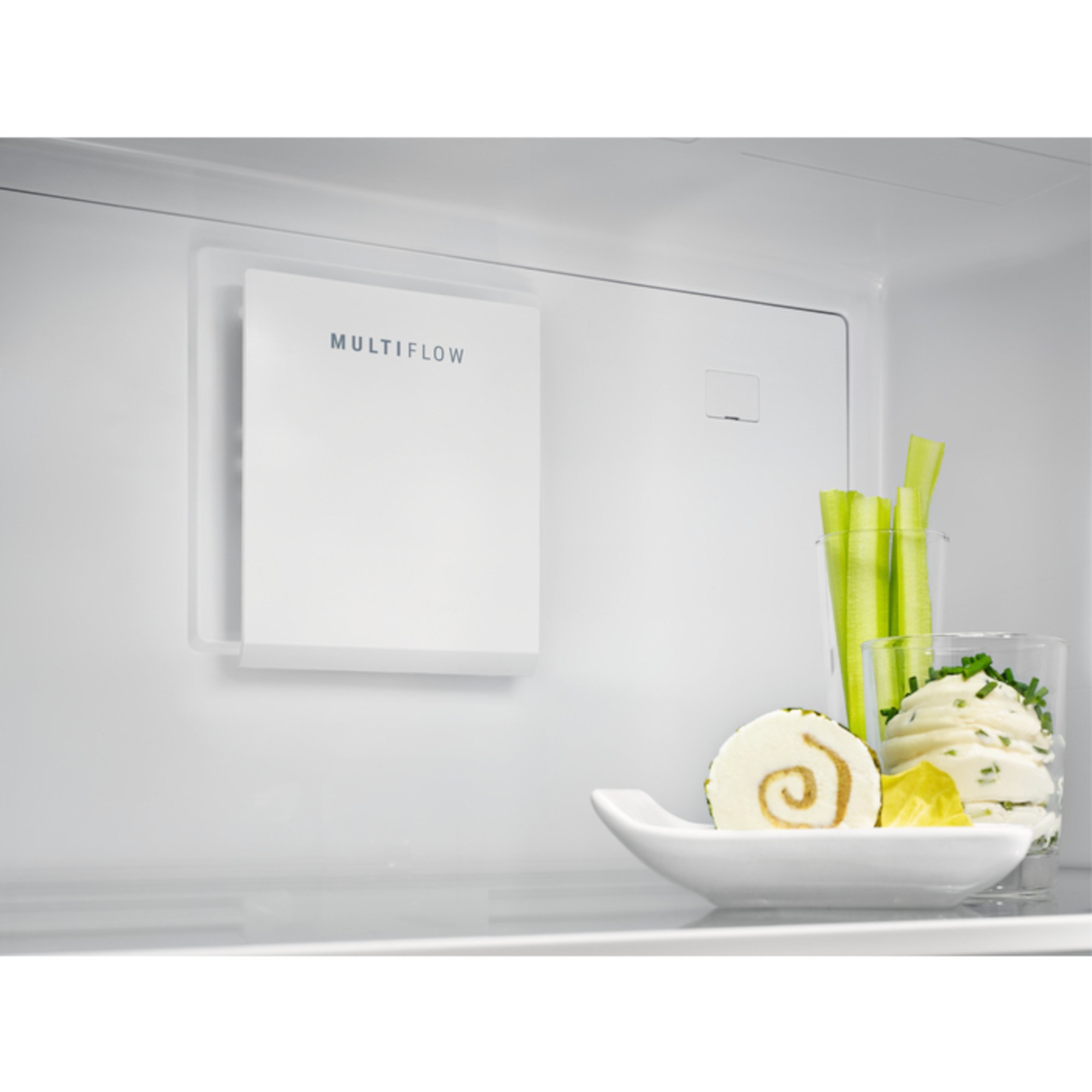 ZRME38FU2 MultiFlow Larder 390L Fridge - Stainless Steel