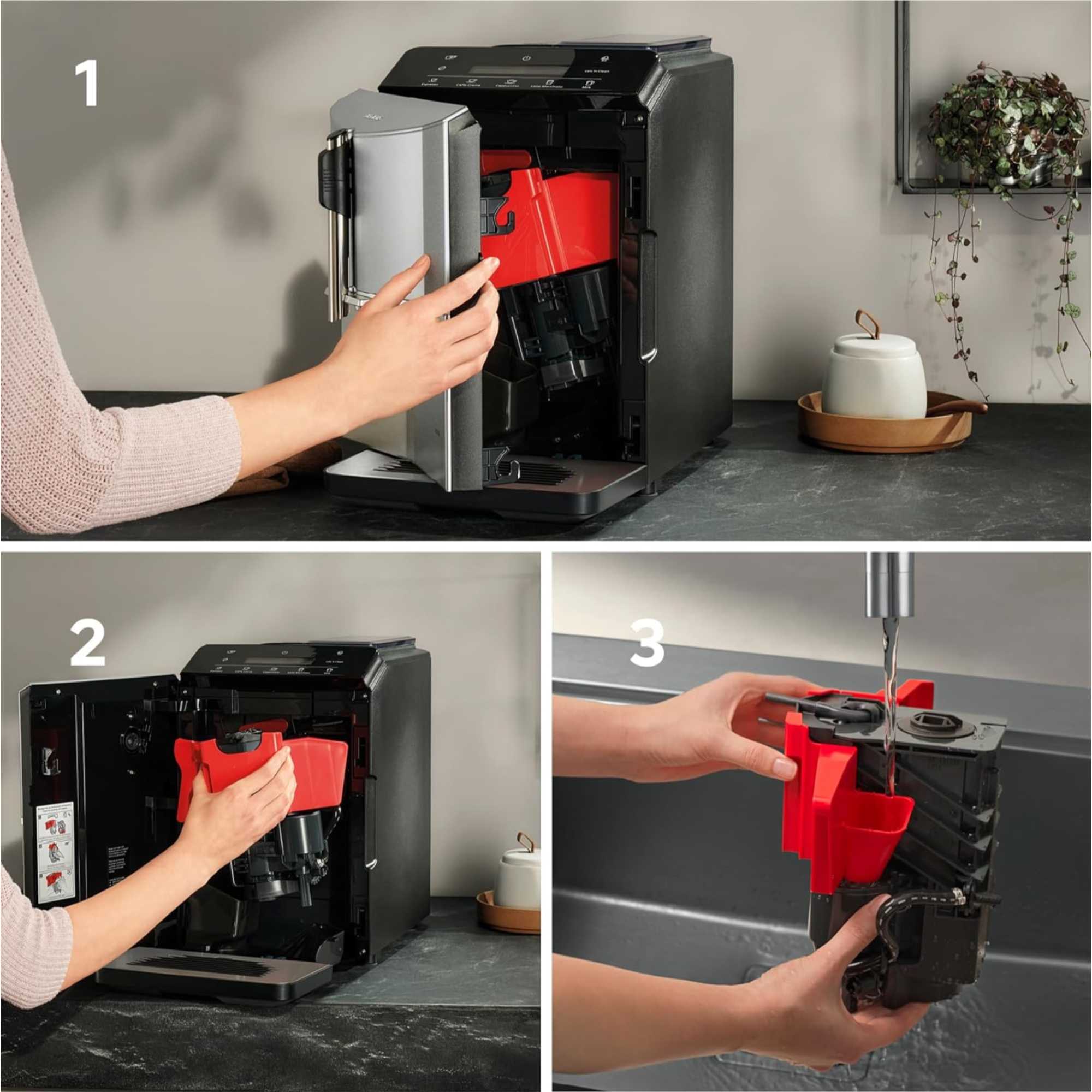 TF301G19 Fully automatic coffee machine - Black